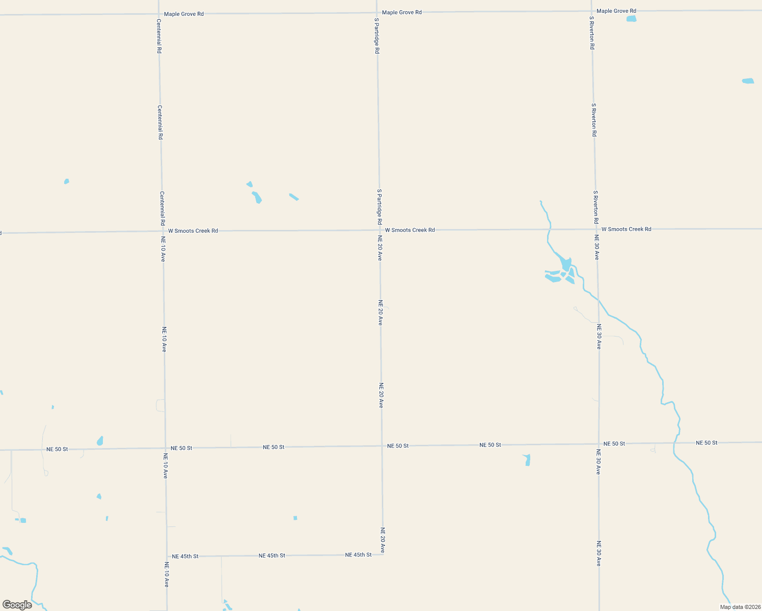 map of restaurants, bars, coffee shops, grocery stores, and more near 5640 Northeast 20 Avenue in Pretty Prairie