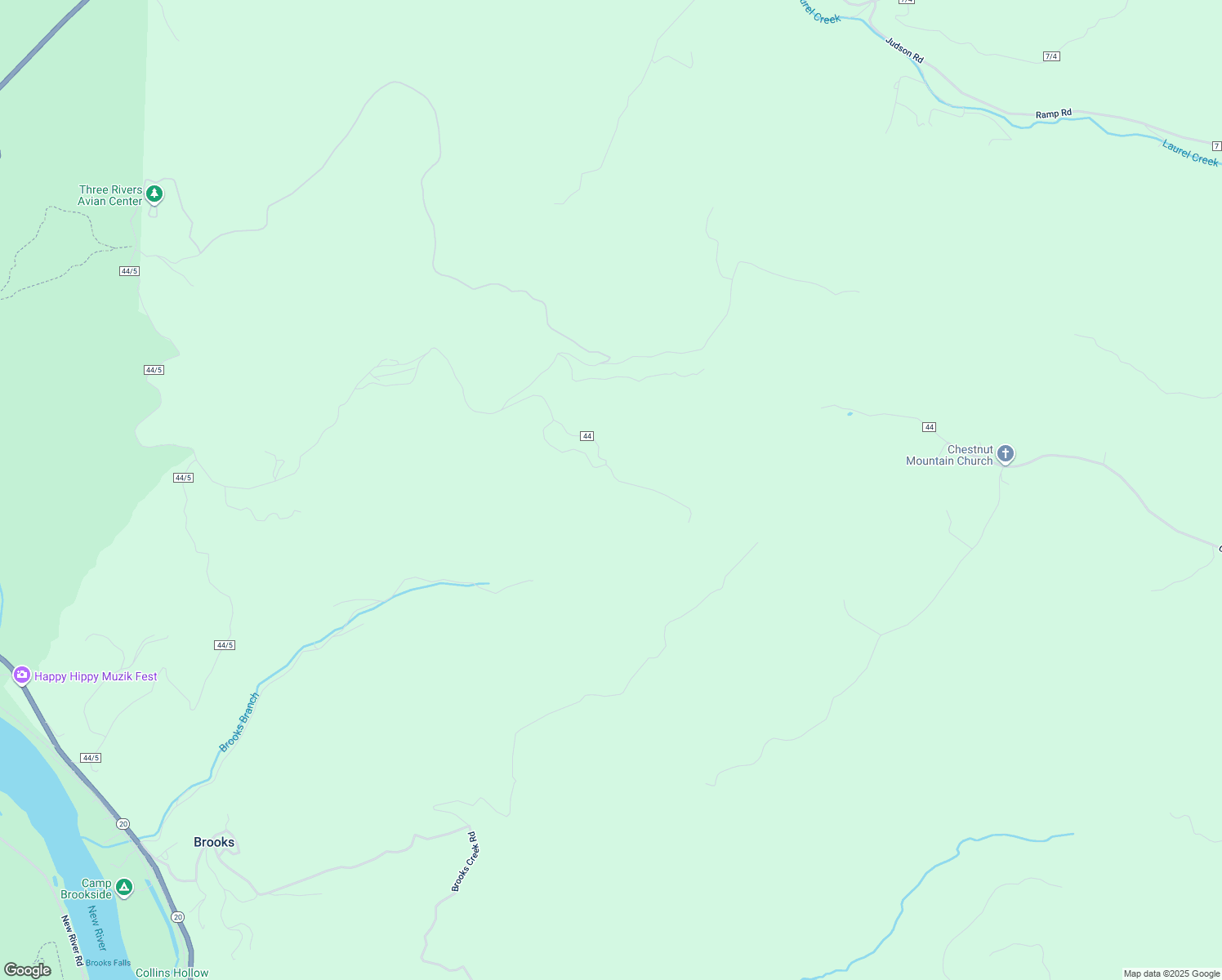 map of restaurants, bars, coffee shops, grocery stores, and more near in Brooks