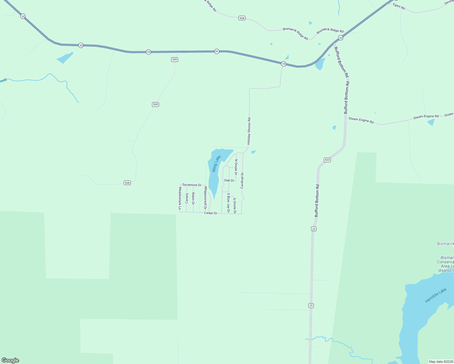 map of restaurants, bars, coffee shops, grocery stores, and more near 11075 Holiday Shores Drive in Bismarck