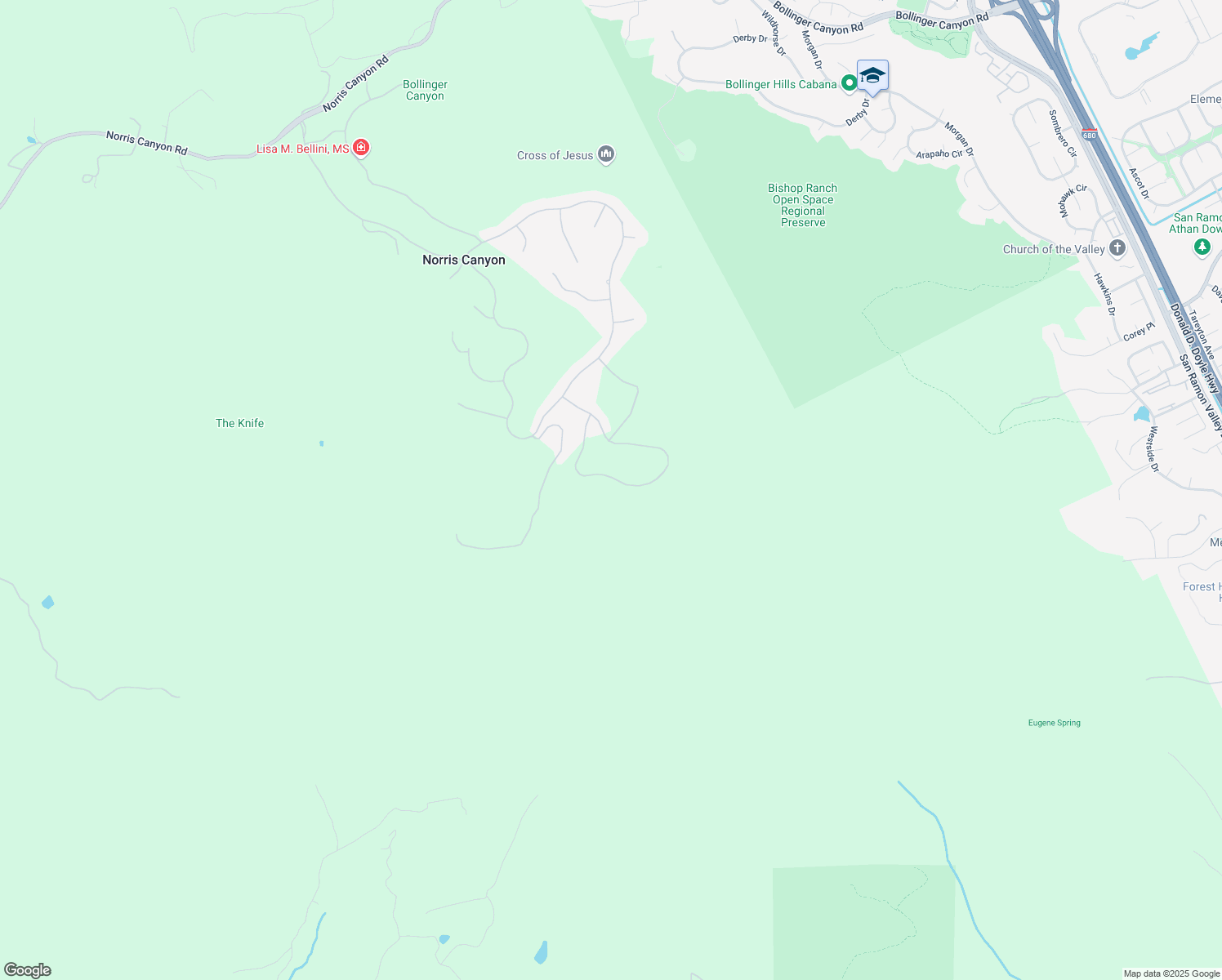 map of restaurants, bars, coffee shops, grocery stores, and more near 1143 Hawkshead Circle in San Ramon