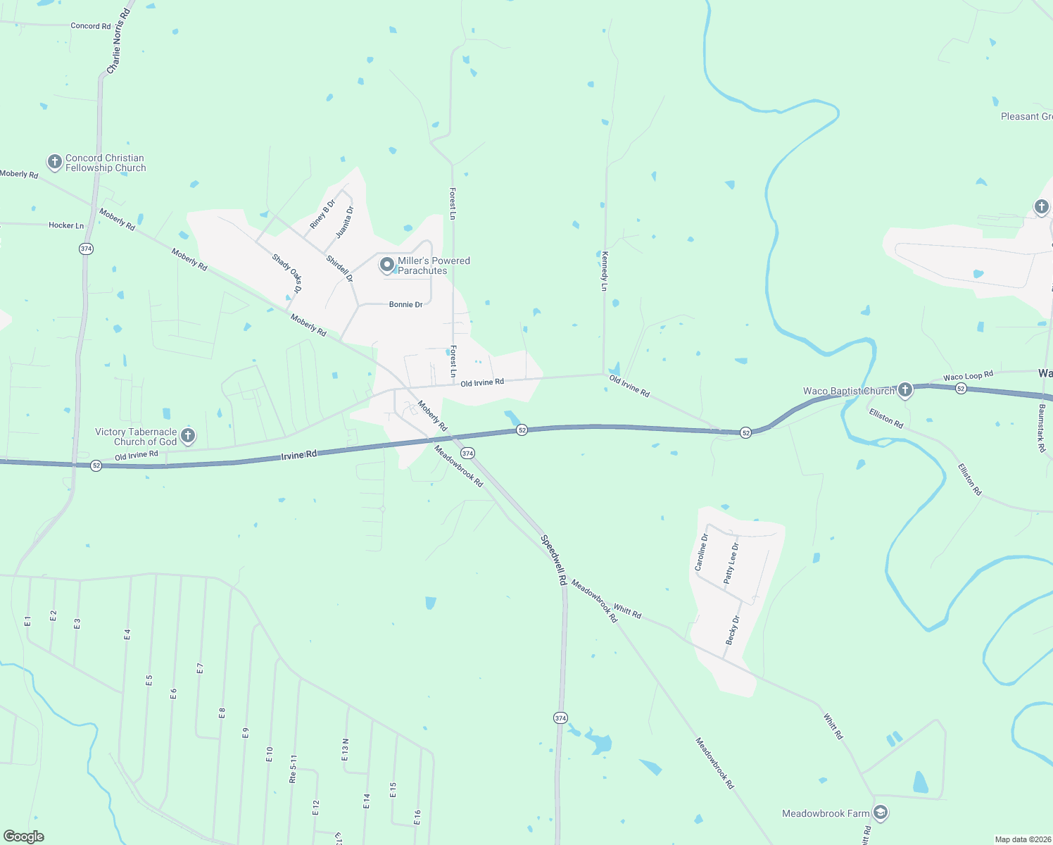 map of restaurants, bars, coffee shops, grocery stores, and more near 3341 Irvine Road in Richmond