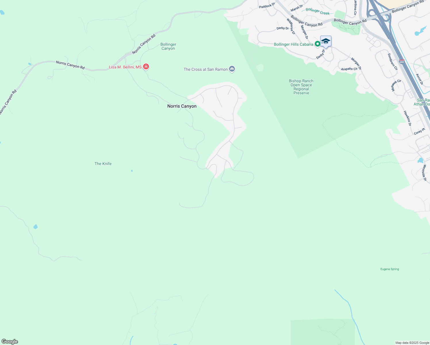 map of restaurants, bars, coffee shops, grocery stores, and more near 226 Cliffecastle Court in San Ramon
