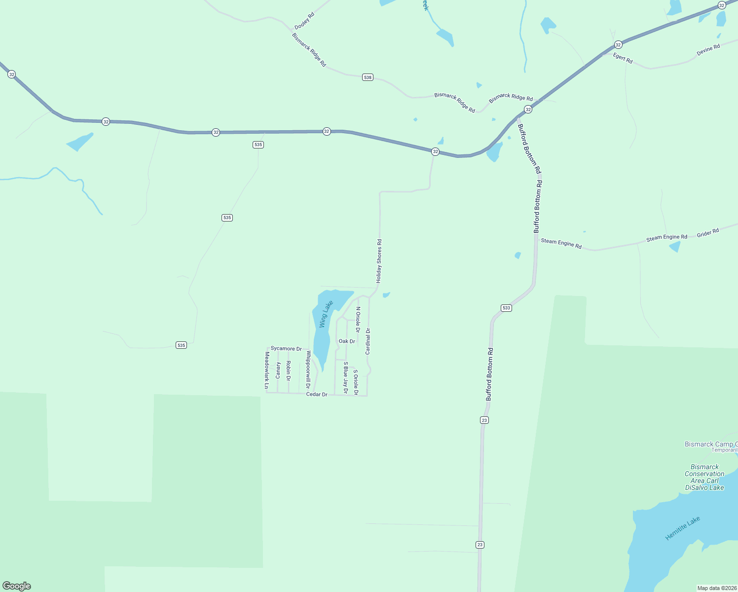 map of restaurants, bars, coffee shops, grocery stores, and more near 10948 Holiday Shores Drive in Bismarck