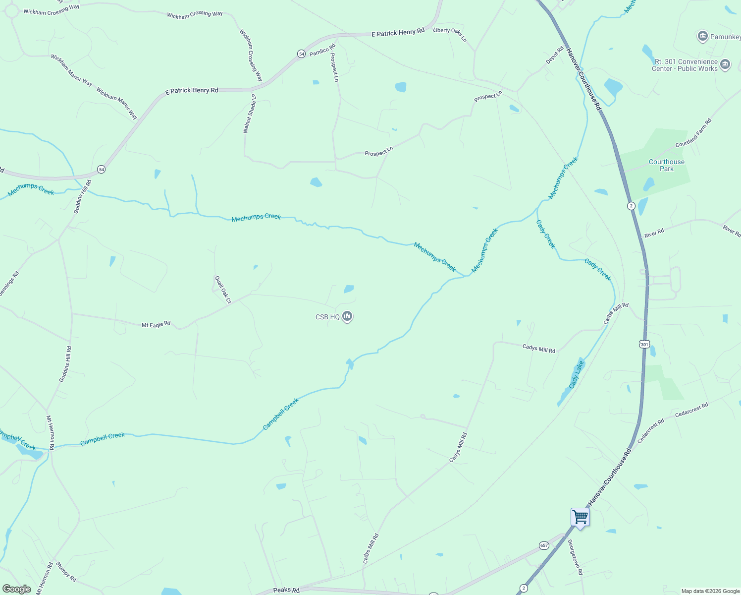 map of restaurants, bars, coffee shops, grocery stores, and more near Unnamed Road in Ashland