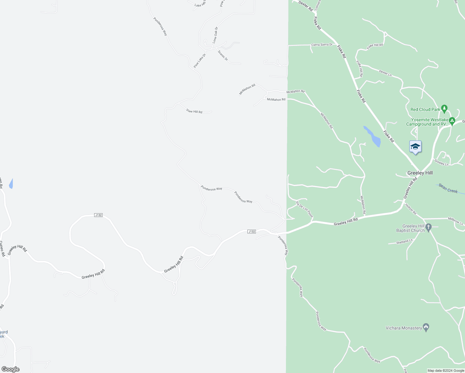 map of restaurants, bars, coffee shops, grocery stores, and more near in Mariposa County