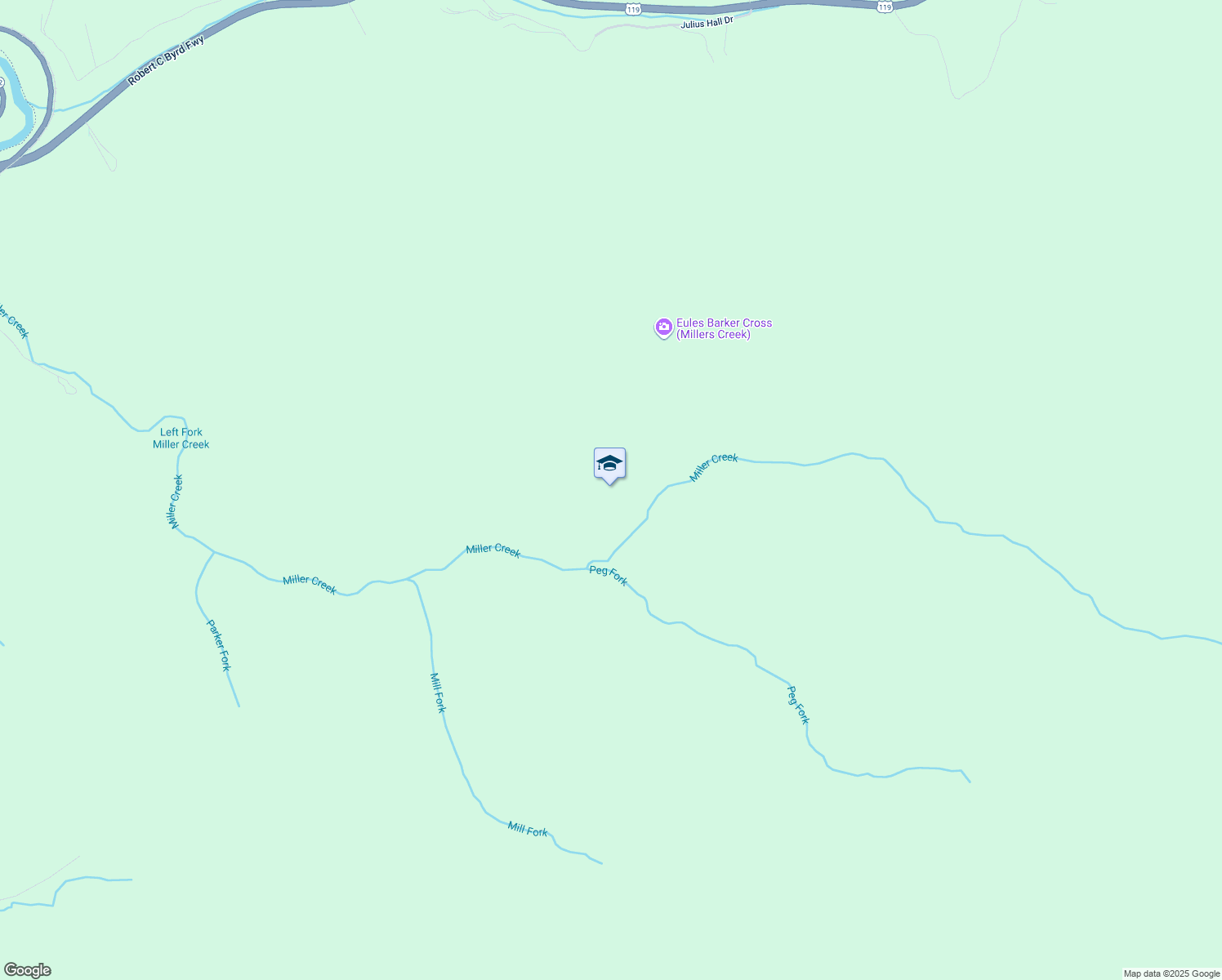 map of restaurants, bars, coffee shops, grocery stores, and more near in Sprigg