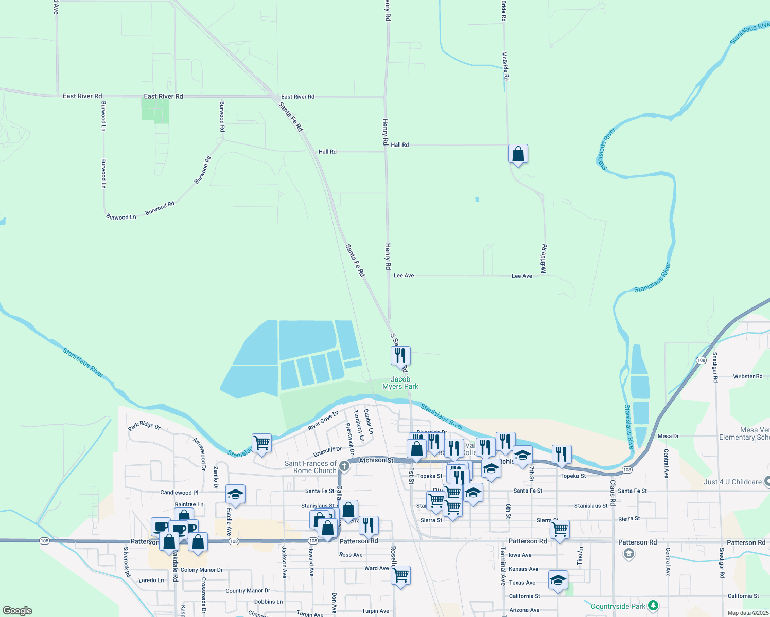 23125 Henry Road, Escalon CA Walk Score