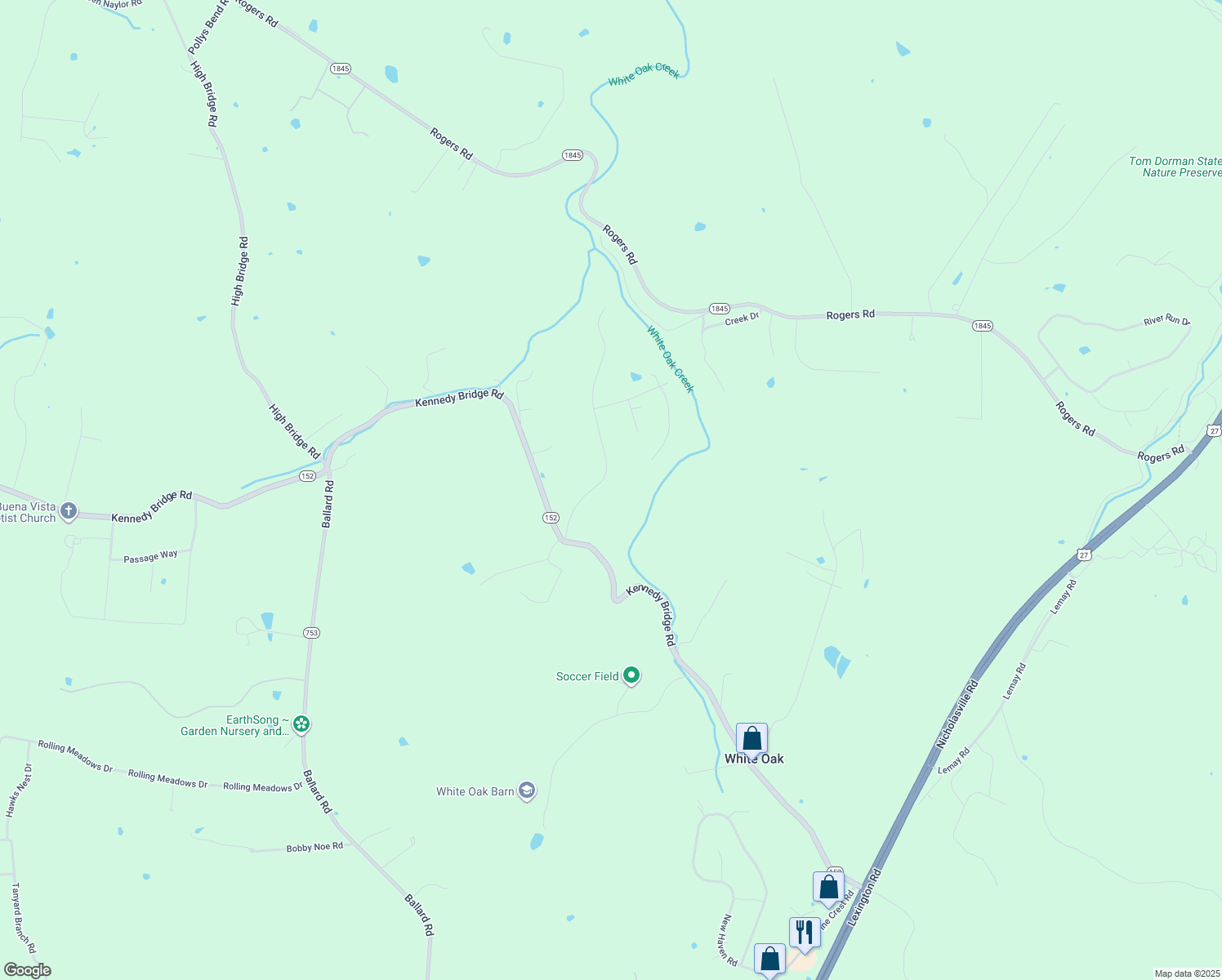 map of restaurants, bars, coffee shops, grocery stores, and more near 118 Clay Avenue in Lancaster