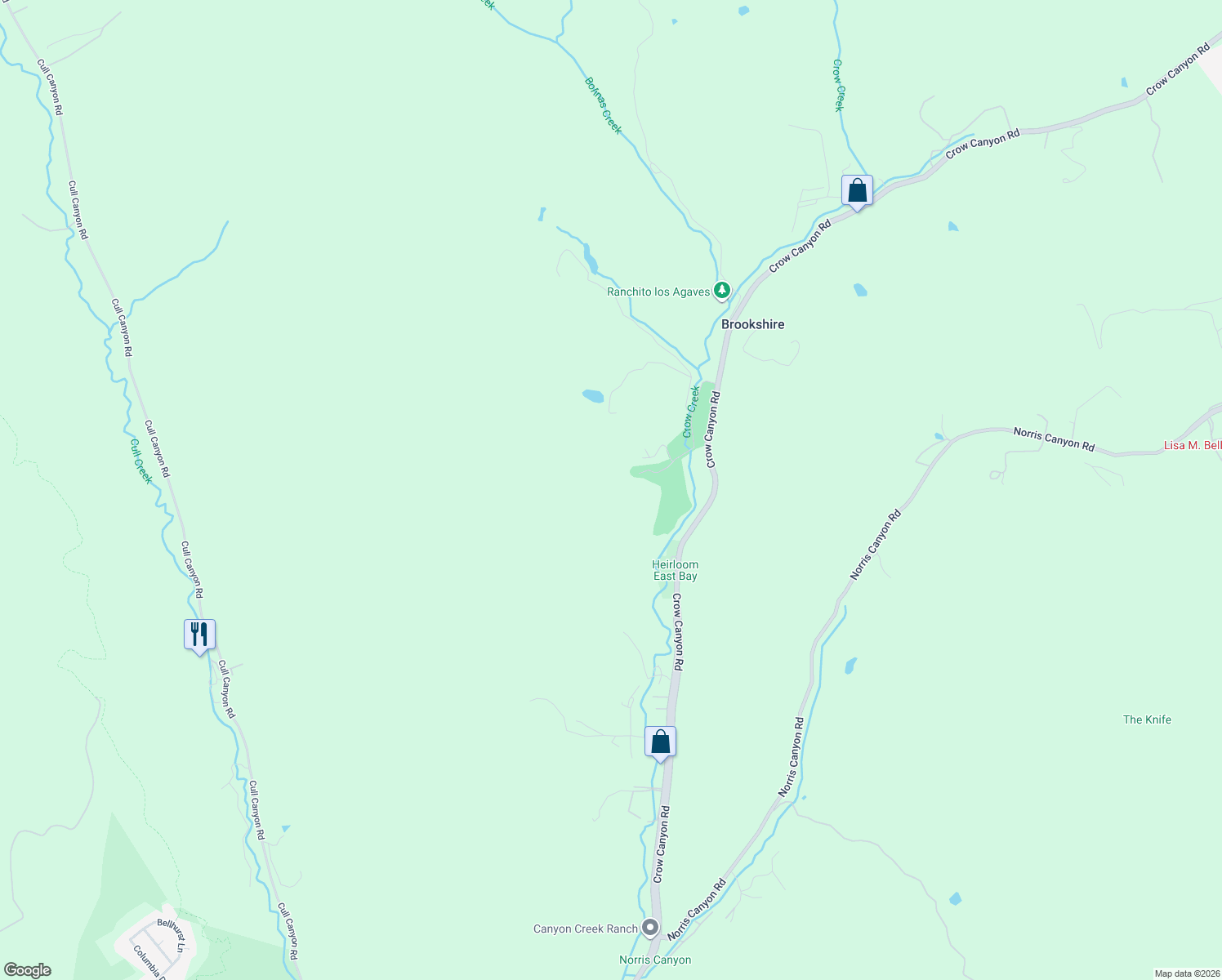 map of restaurants, bars, coffee shops, grocery stores, and more near in Brookshire