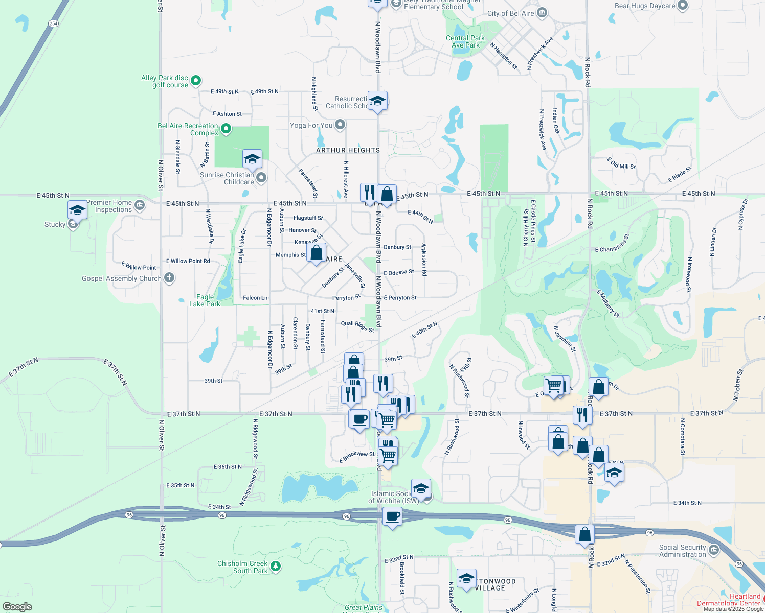 6410 Rodeo, Bel Aire KS Walk Score