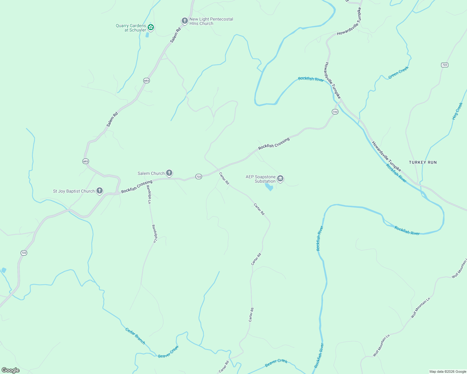map of restaurants, bars, coffee shops, grocery stores, and more near 7806 Carter Road in Schuyler