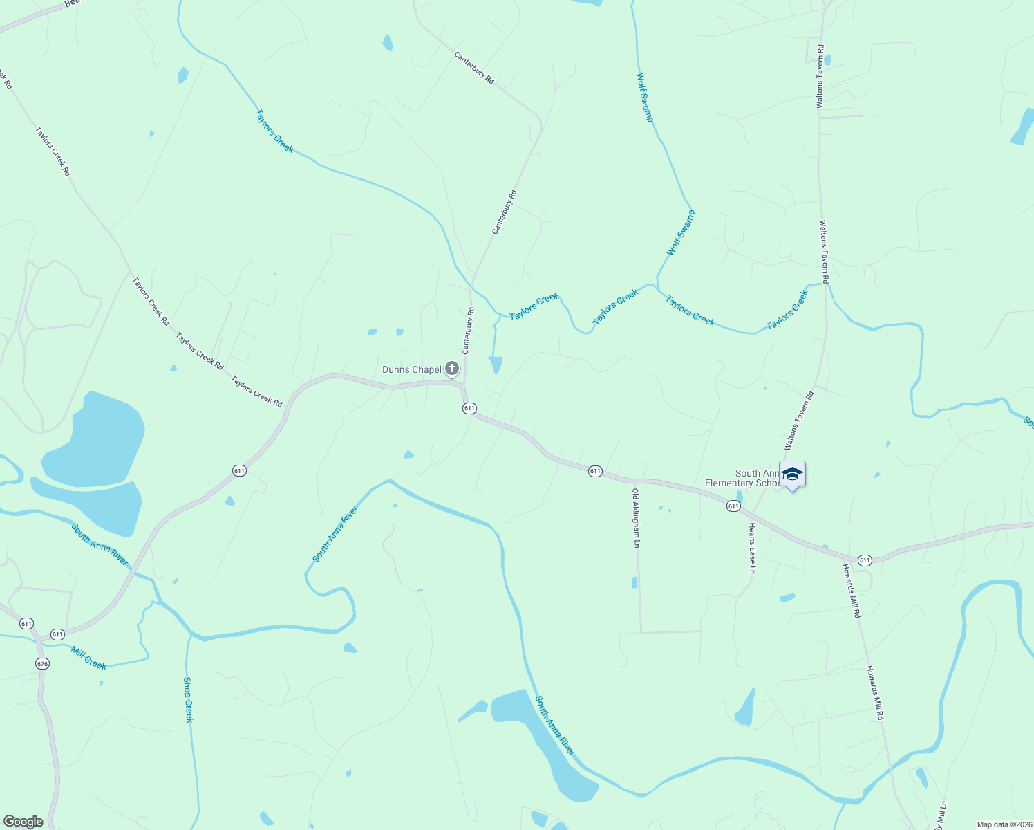 map of restaurants, bars, coffee shops, grocery stores, and more near 16498 Saint Peters Church Road in Montpelier