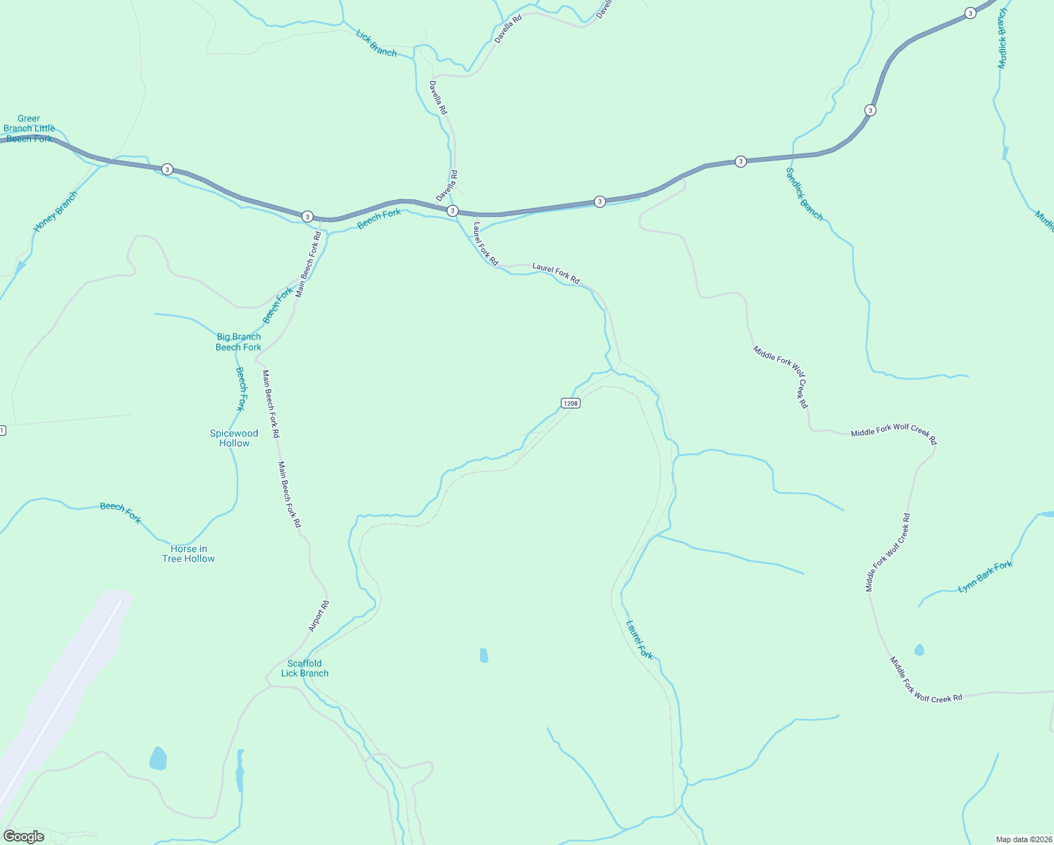 map of restaurants, bars, coffee shops, grocery stores, and more near 1256 Sawmill Hollow in Debord