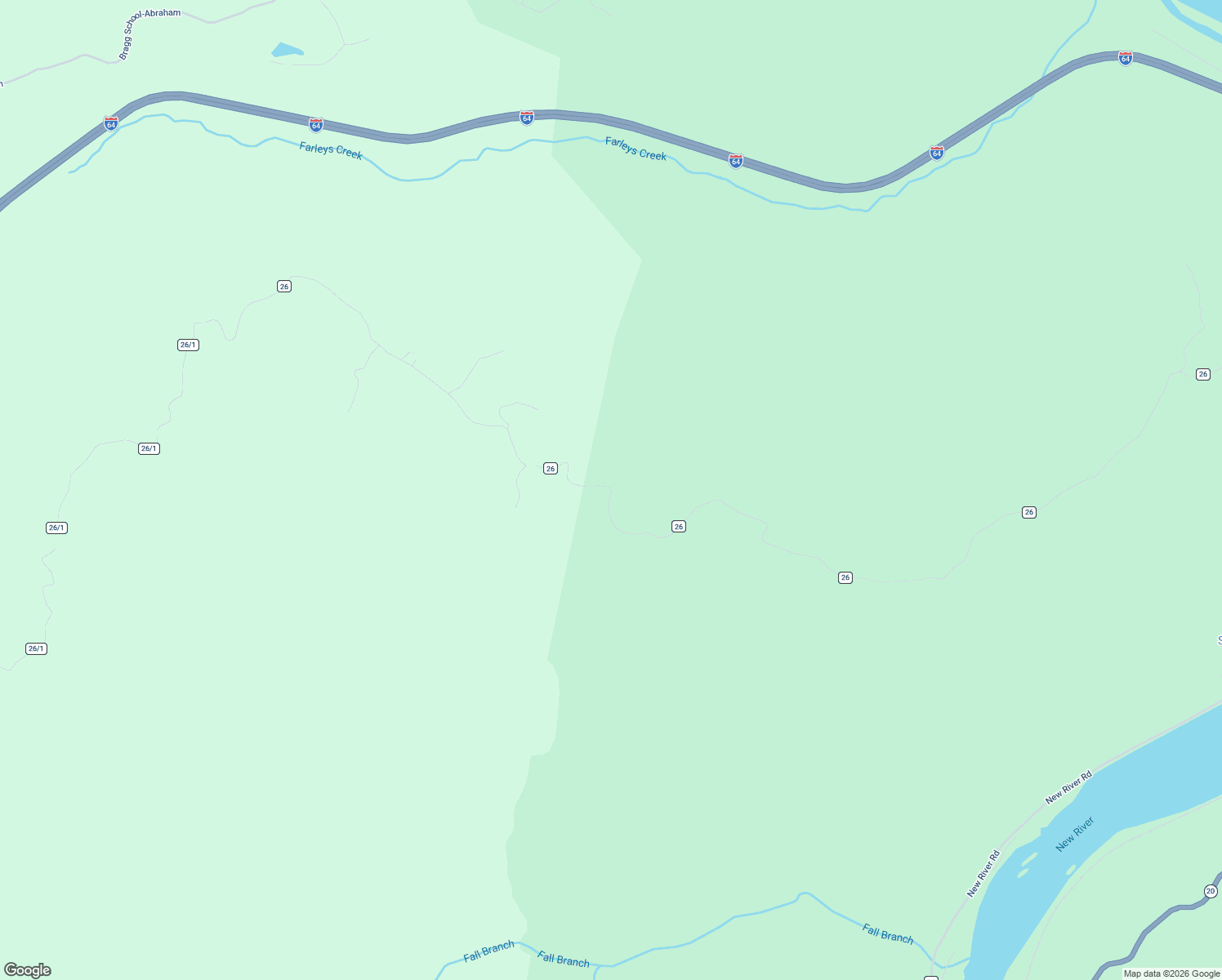 map of restaurants, bars, coffee shops, grocery stores, and more near 1538 Irish Mountain Rd in Shady Spring
