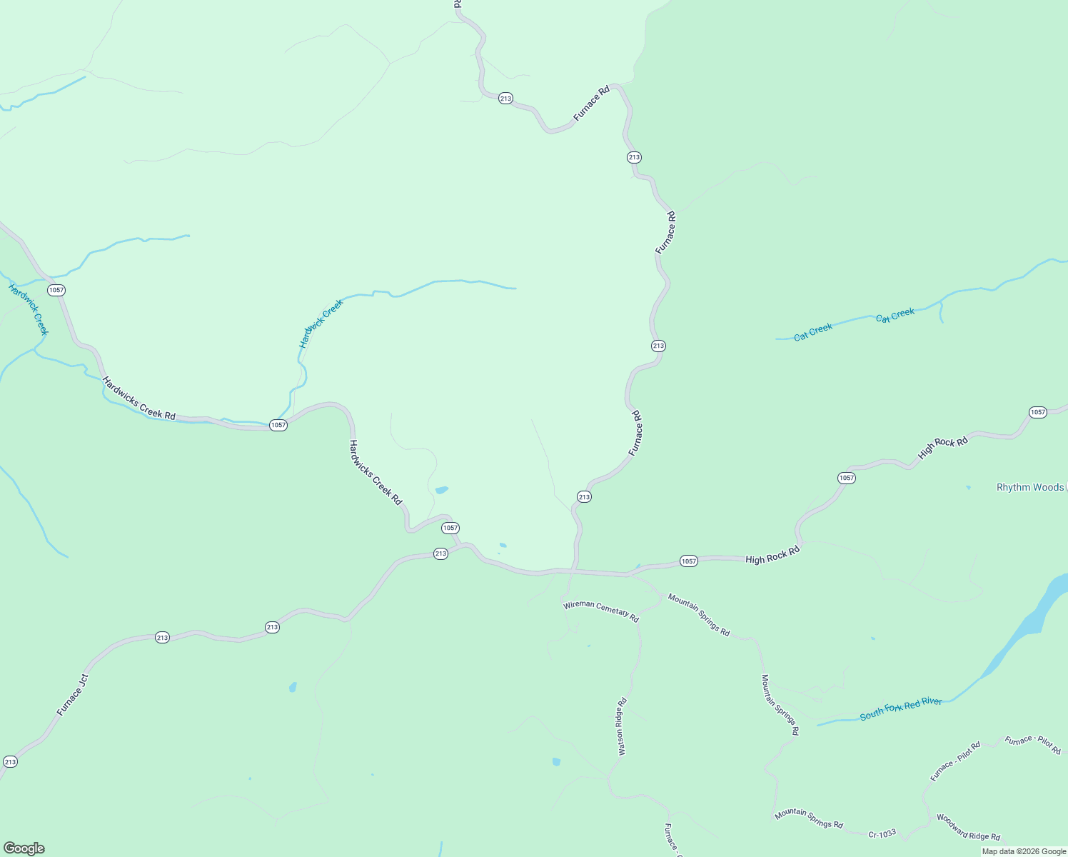 map of restaurants, bars, coffee shops, grocery stores, and more near Courtney Blythe Road in Stanton
