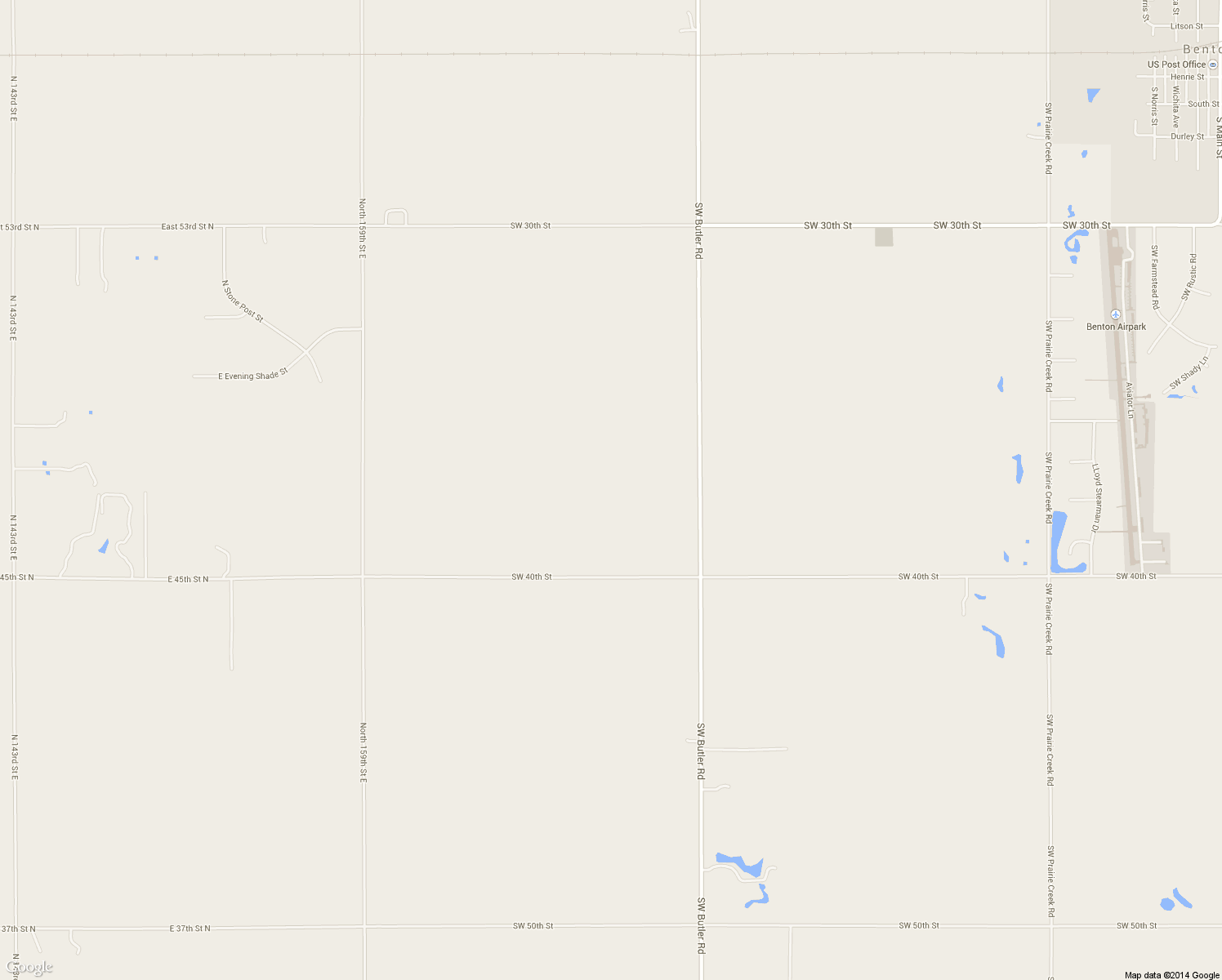 map of restaurants, bars, coffee shops, grocery stores, and more near 3817 Southwest Butler Road in Benton