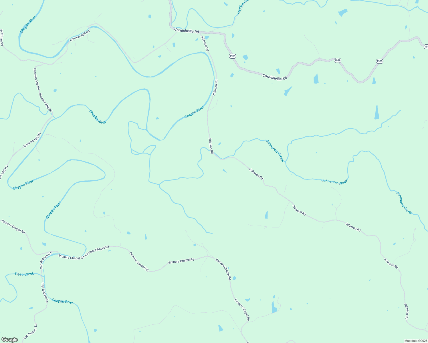 map of restaurants, bars, coffee shops, grocery stores, and more near 1290 Johnson Road in Harrodsburg