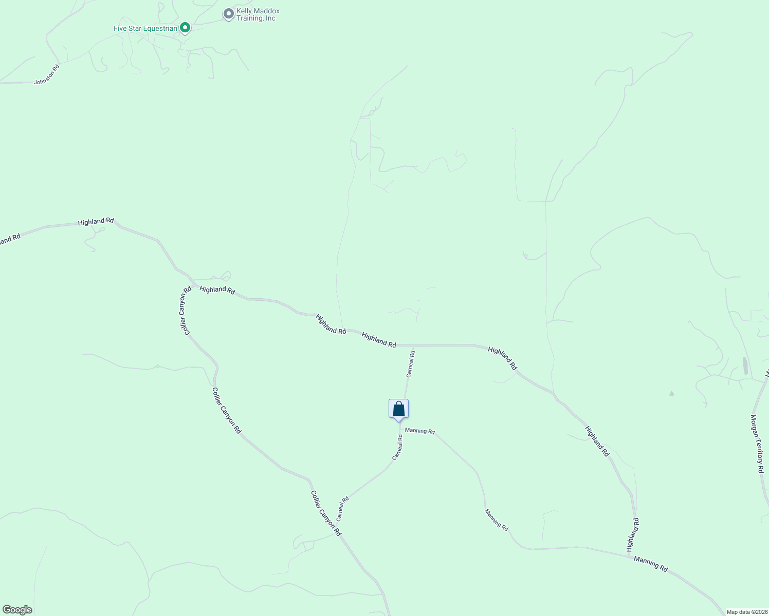 map of restaurants, bars, coffee shops, grocery stores, and more near 8201 Highland Road in Livermore