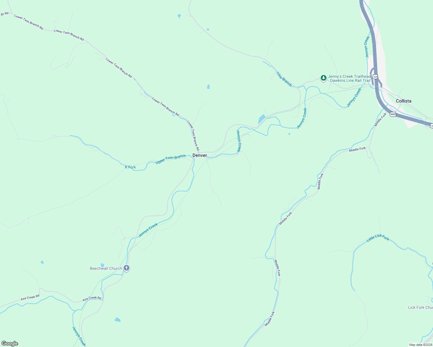 map of restaurants, bars, coffee shops, grocery stores, and more near 144-462 Hilton Hollow Road in Hagerhill