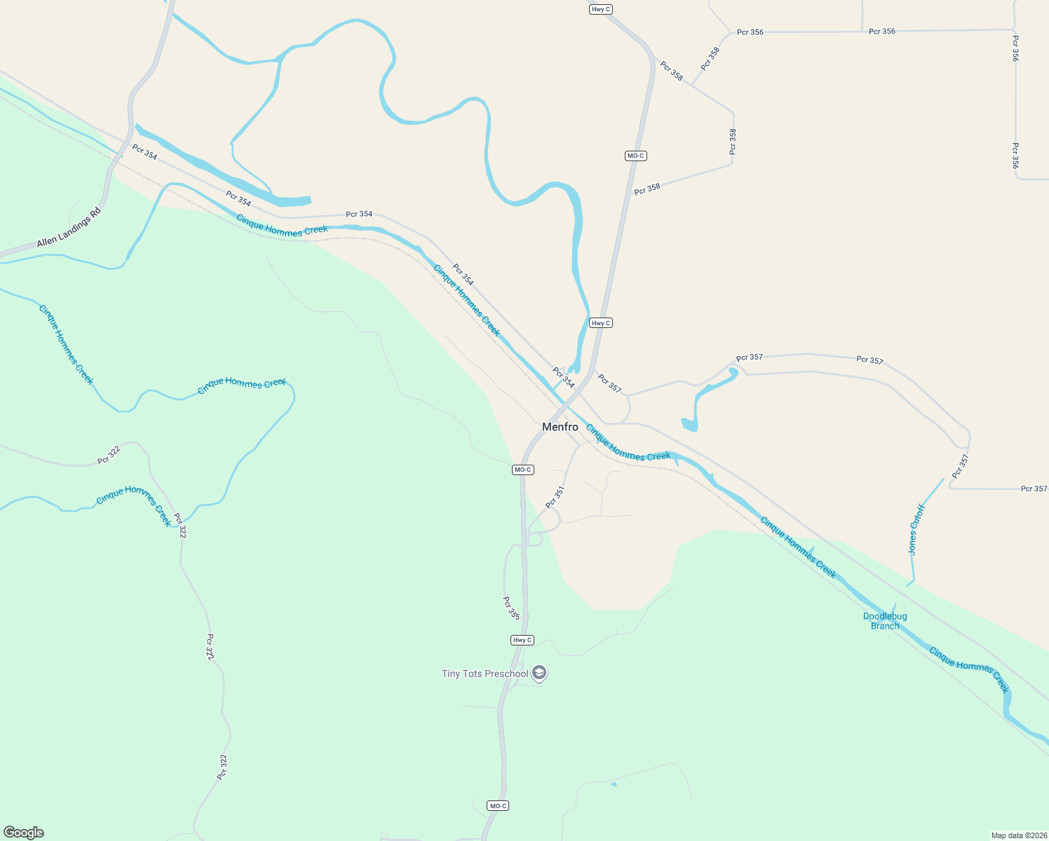 map of restaurants, bars, coffee shops, grocery stores, and more near 37 Bumble Bee Lane in Perryville