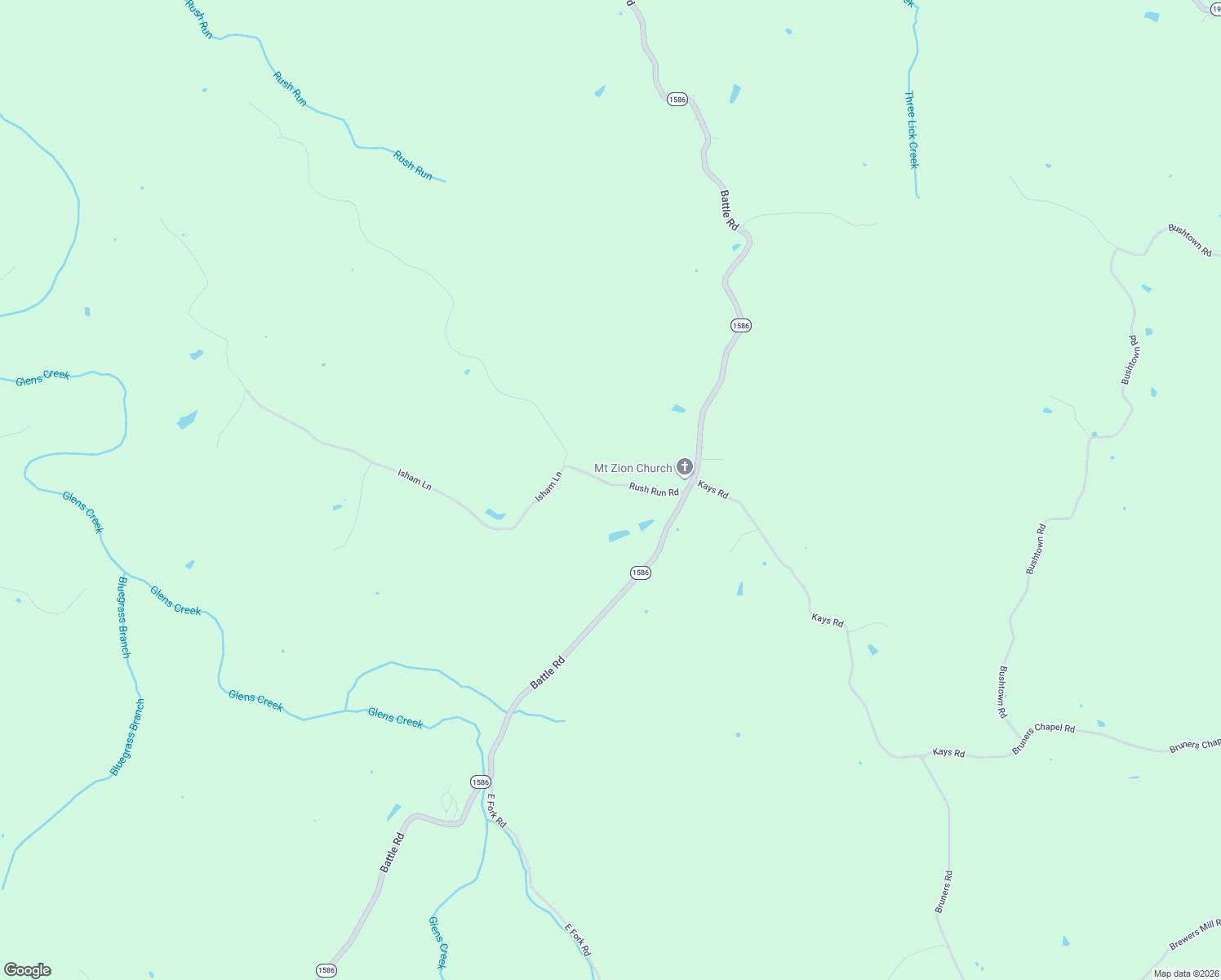 map of restaurants, bars, coffee shops, grocery stores, and more near 89 Isham Lane in Mackville
