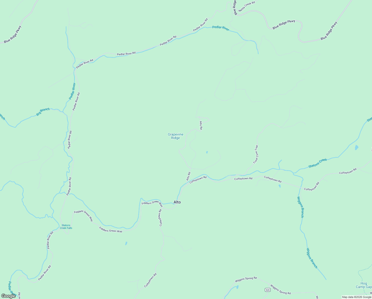 map of restaurants, bars, coffee shops, grocery stores, and more near 200-210 Alto Road in Vesuvius