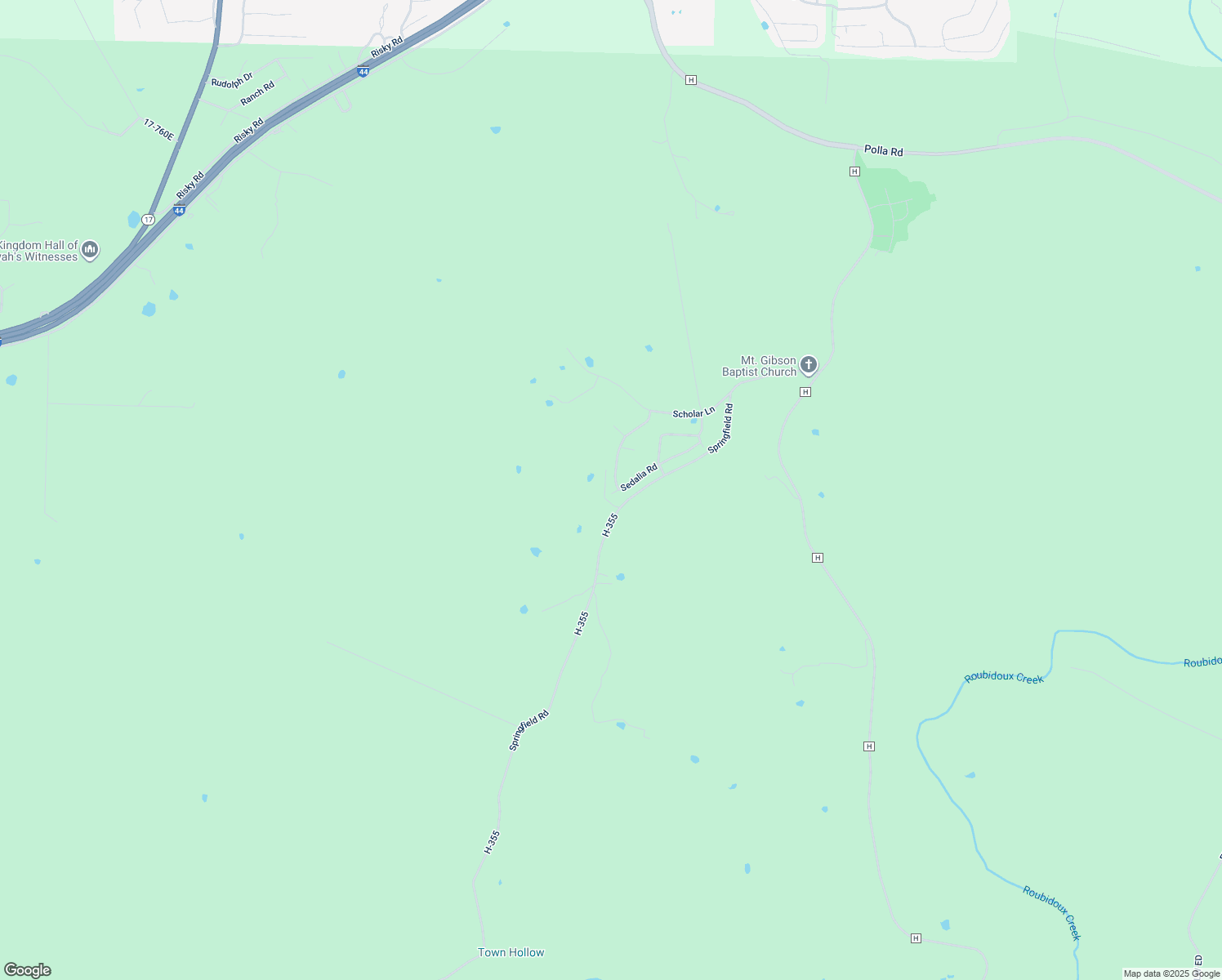 map of restaurants, bars, coffee shops, grocery stores, and more near 20610 Sedalia Road in Waynesville