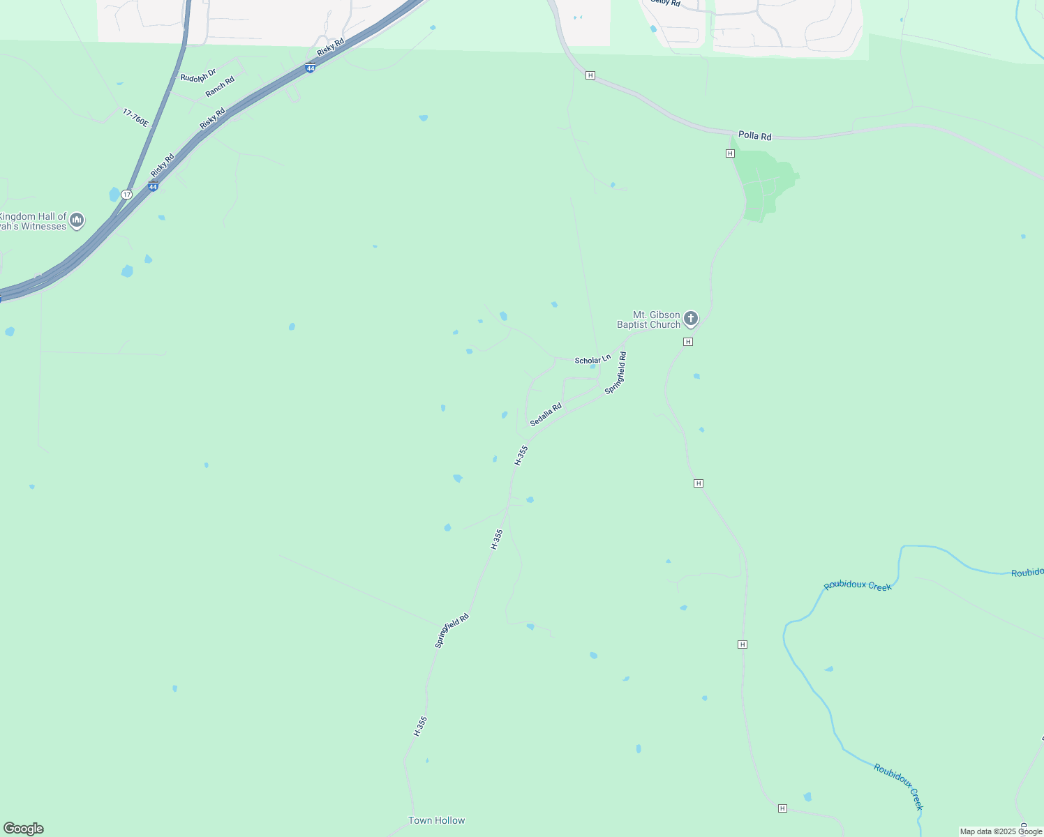 map of restaurants, bars, coffee shops, grocery stores, and more near 20610 Sedalia Road in Waynesville