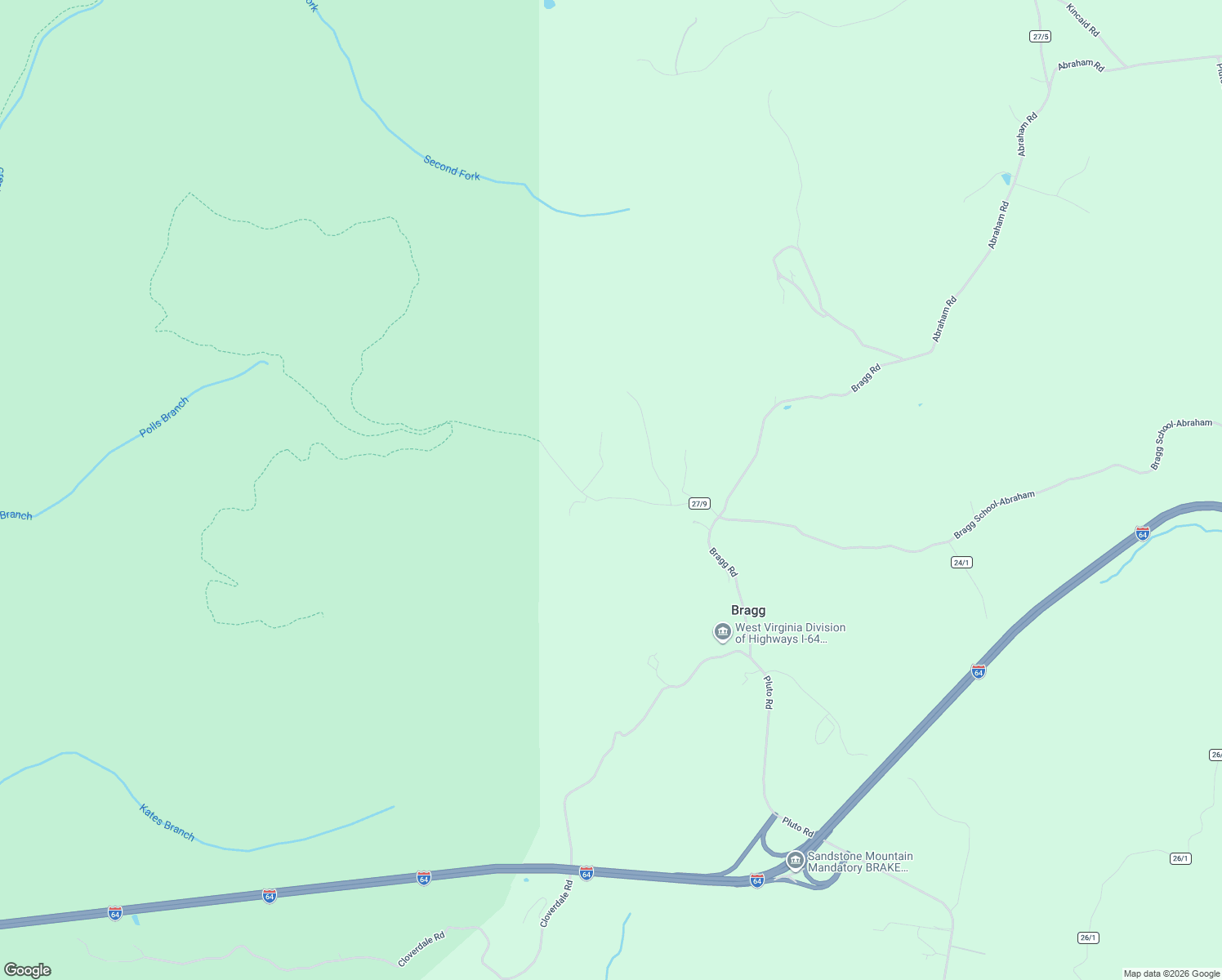 map of restaurants, bars, coffee shops, grocery stores, and more near 175 Samuel Lane in Shady Spring