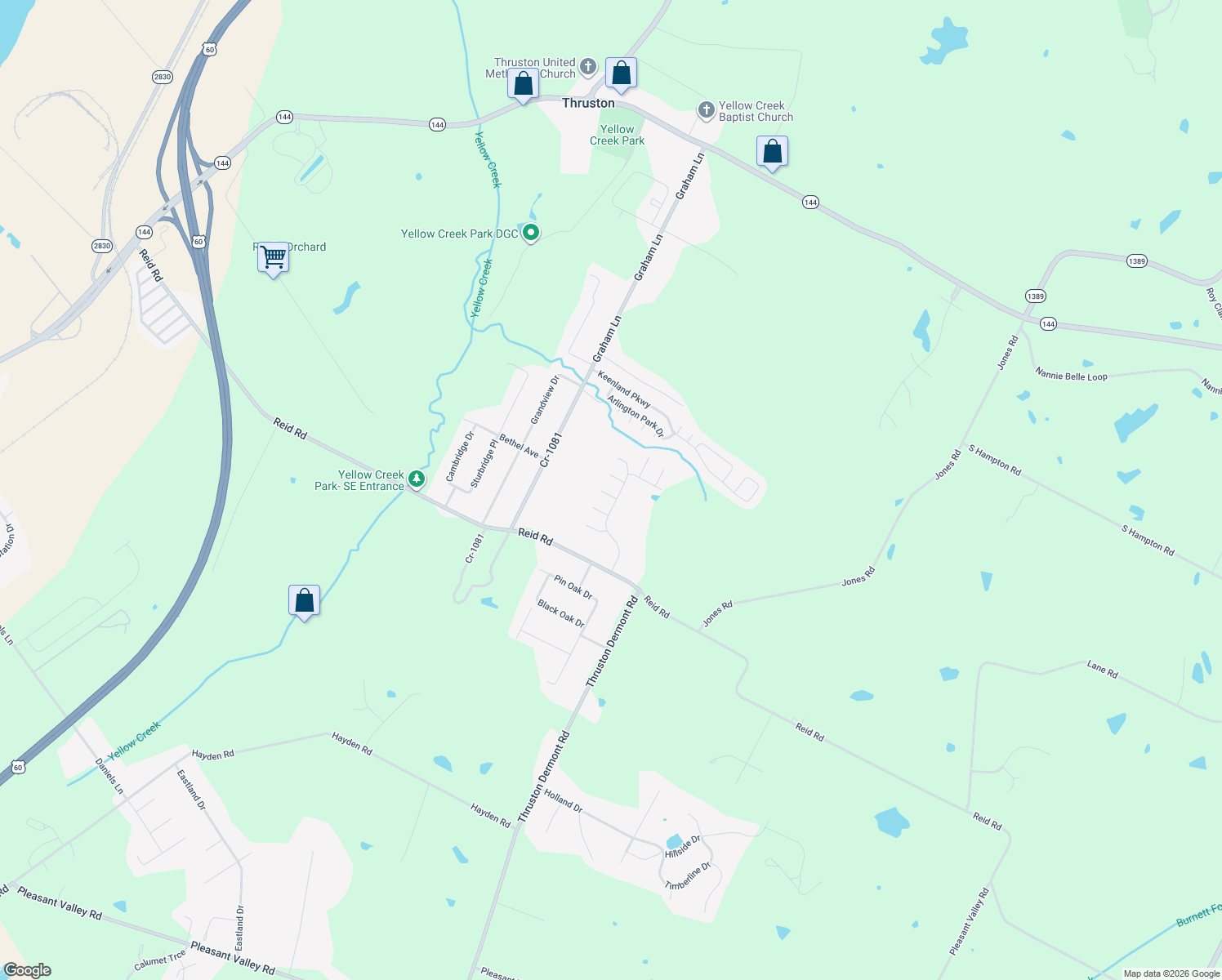 map of restaurants, bars, coffee shops, grocery stores, and more near 2229 Topaz Ct in Owensboro