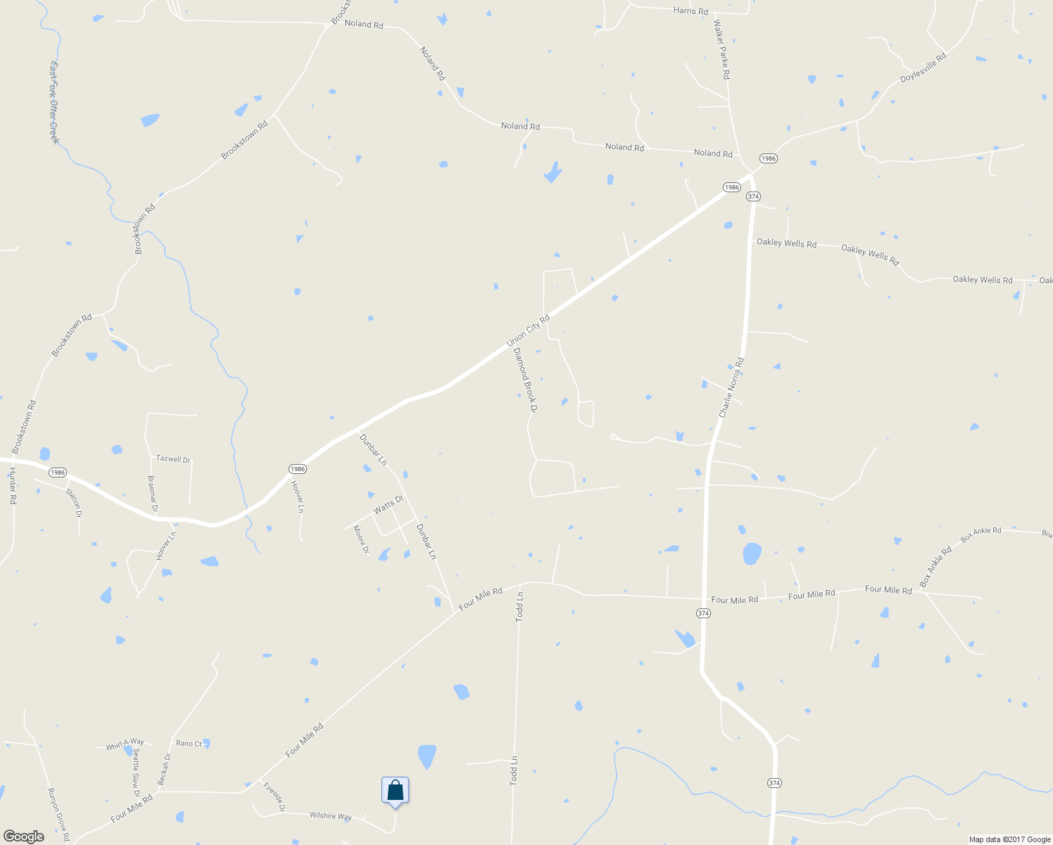 map of restaurants, bars, coffee shops, grocery stores, and more near 1041 Diamond Brook Dr in Richmond