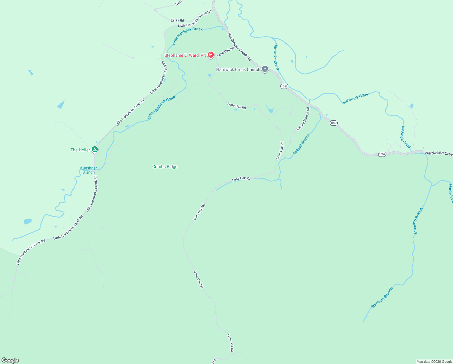map of restaurants, bars, coffee shops, grocery stores, and more near Lone Oak Road in Clay City