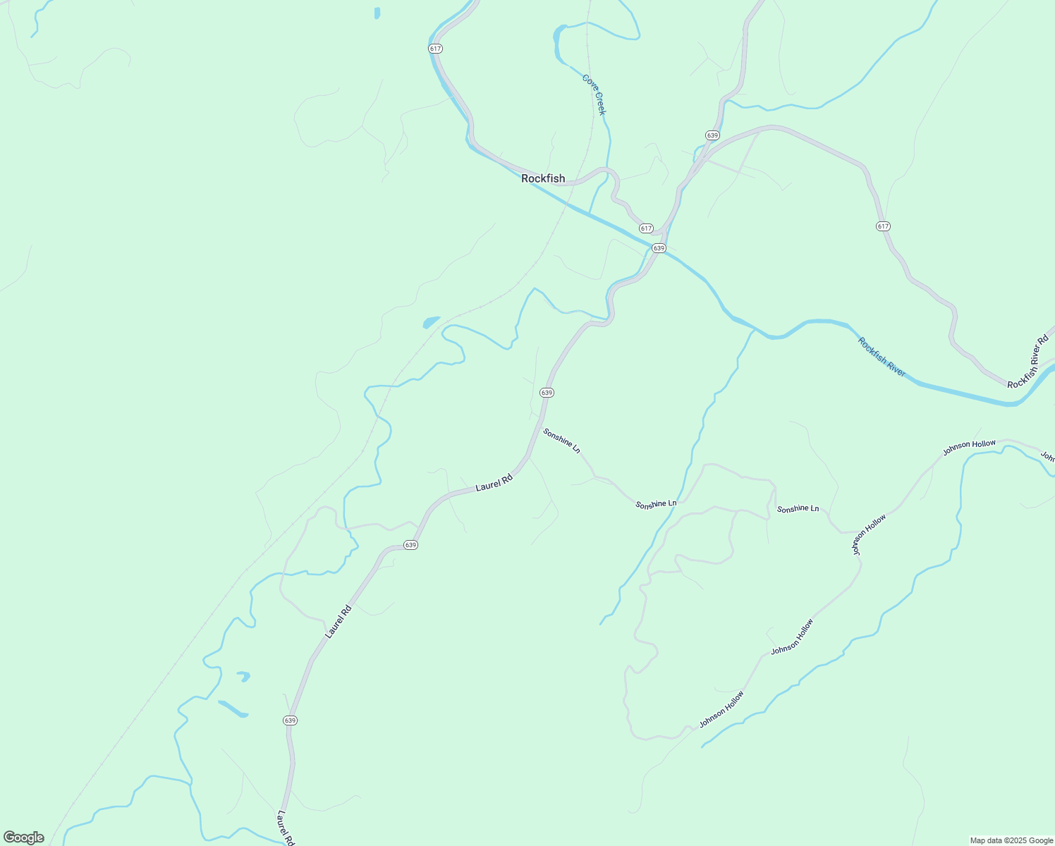 map of restaurants, bars, coffee shops, grocery stores, and more near 3150 Laurel Road in Shipman