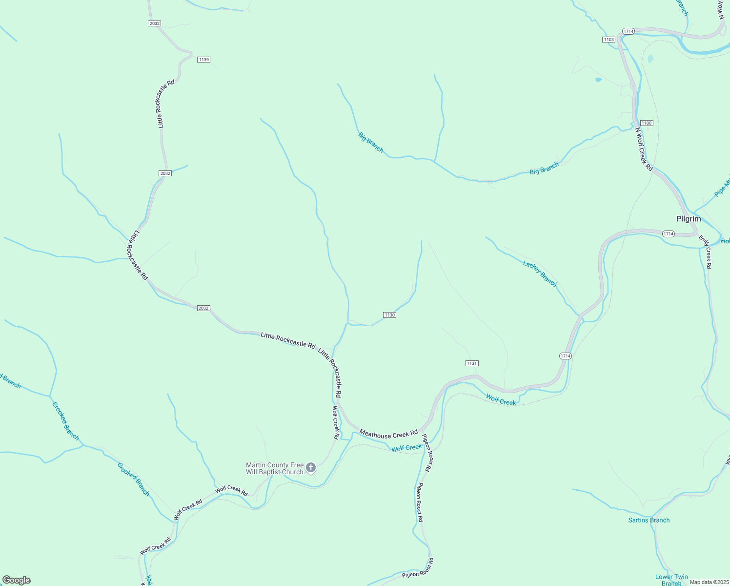 map of restaurants, bars, coffee shops, grocery stores, and more near 342 Frog Pond Road in Inez
