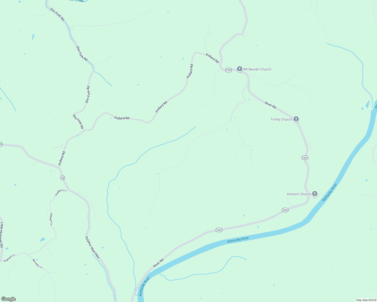 map of restaurants, bars, coffee shops, grocery stores, and more near 1466 Kissing Ridge Road in Nicholasville