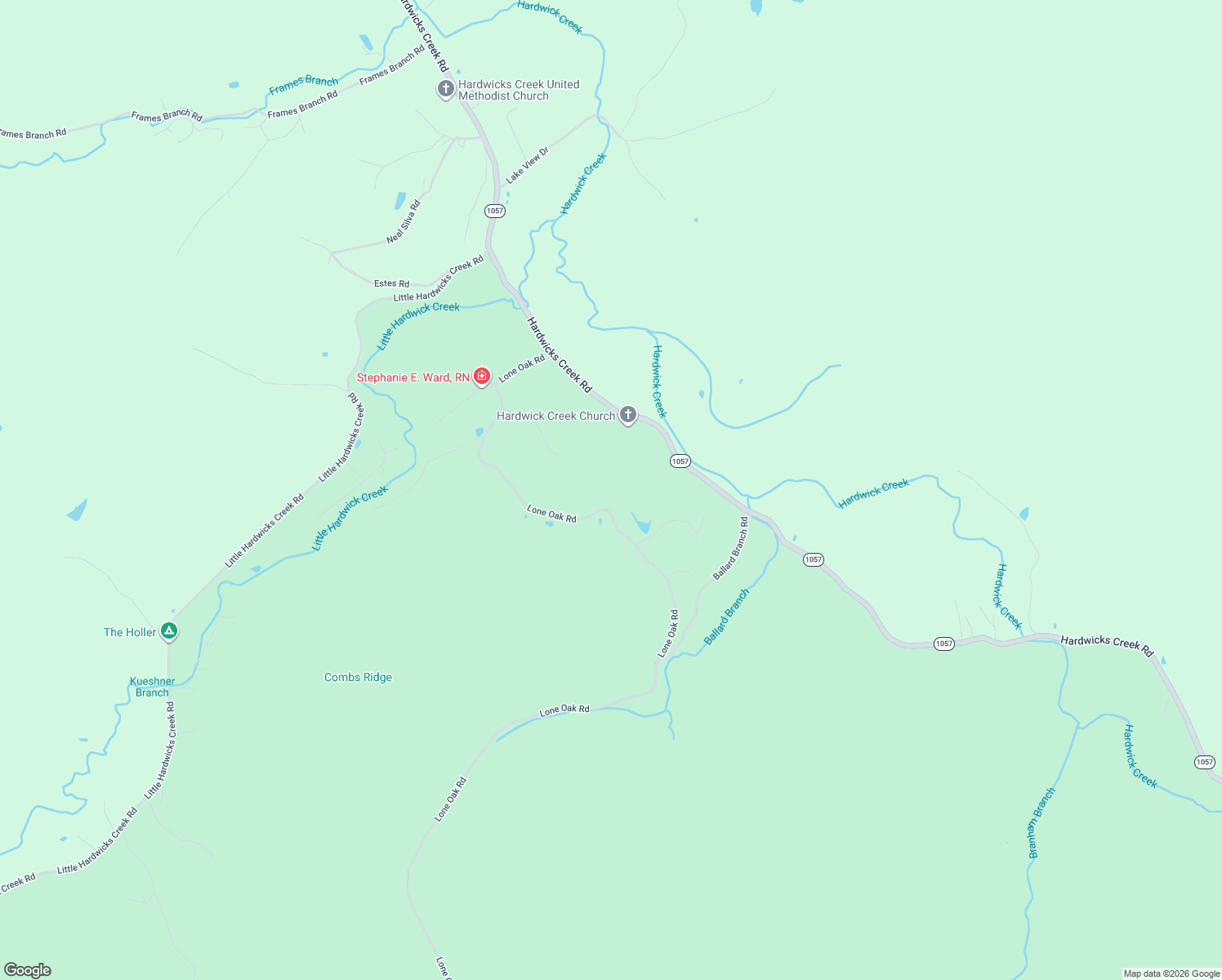map of restaurants, bars, coffee shops, grocery stores, and more near Lone Oak Road in Clay City