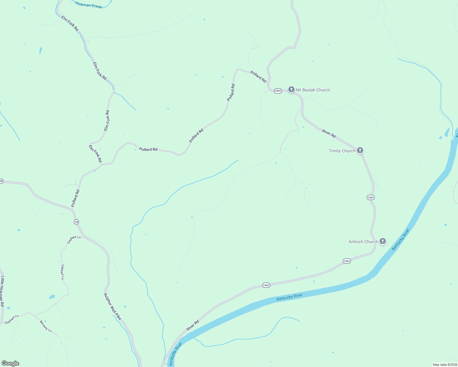 map of restaurants, bars, coffee shops, grocery stores, and more near 1466 Kissing Ridge Road in Nicholasville