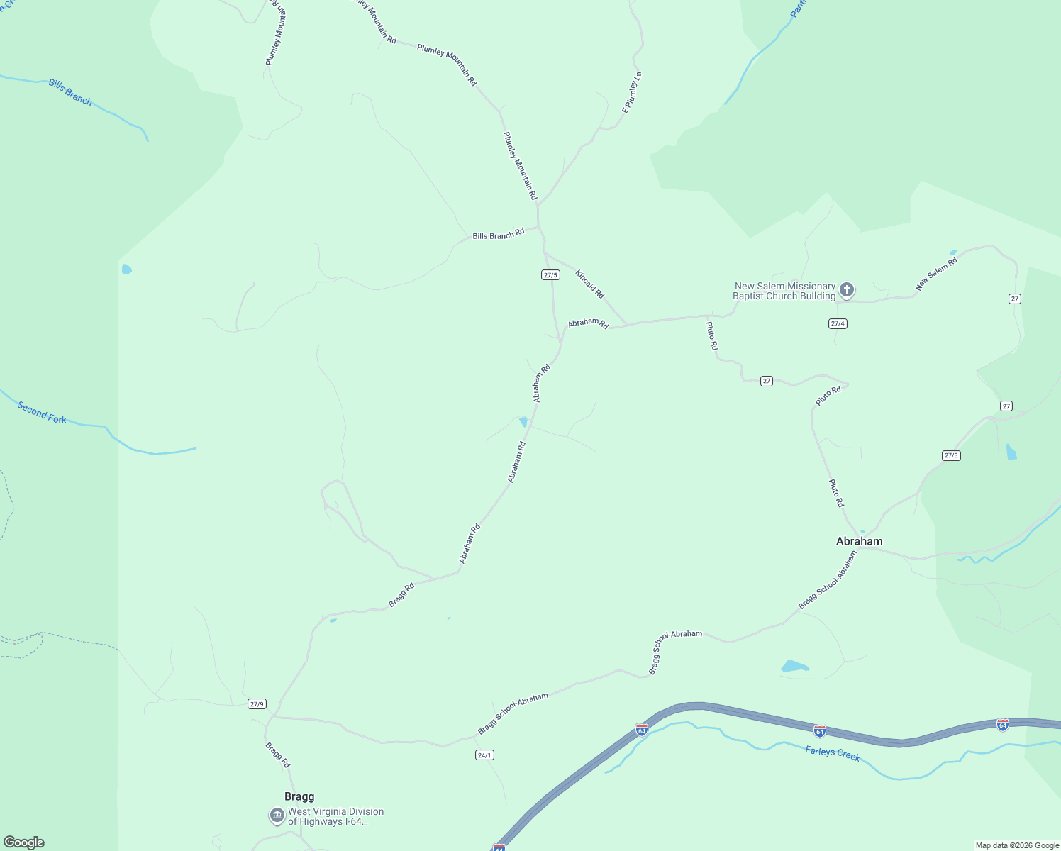 map of restaurants, bars, coffee shops, grocery stores, and more near 3314 Clear Fork Road in Bragg