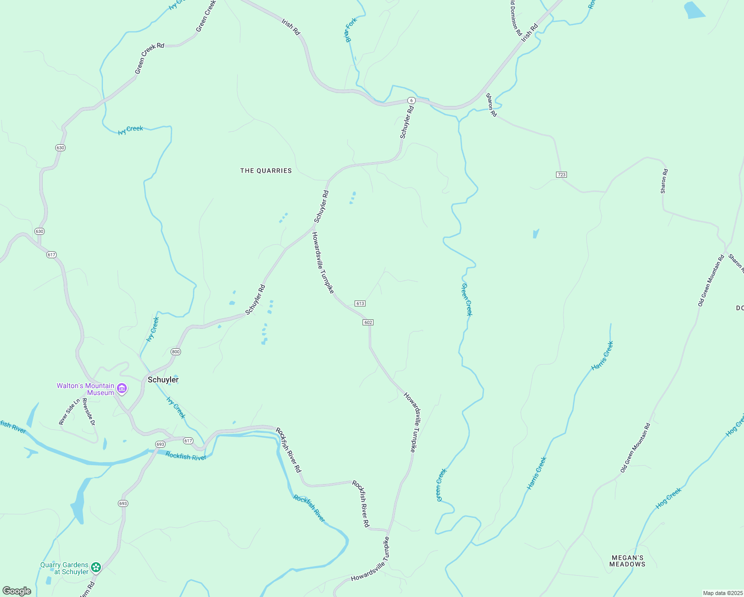 map of restaurants, bars, coffee shops, grocery stores, and more near 5245 Giannini Lane in Schuyler