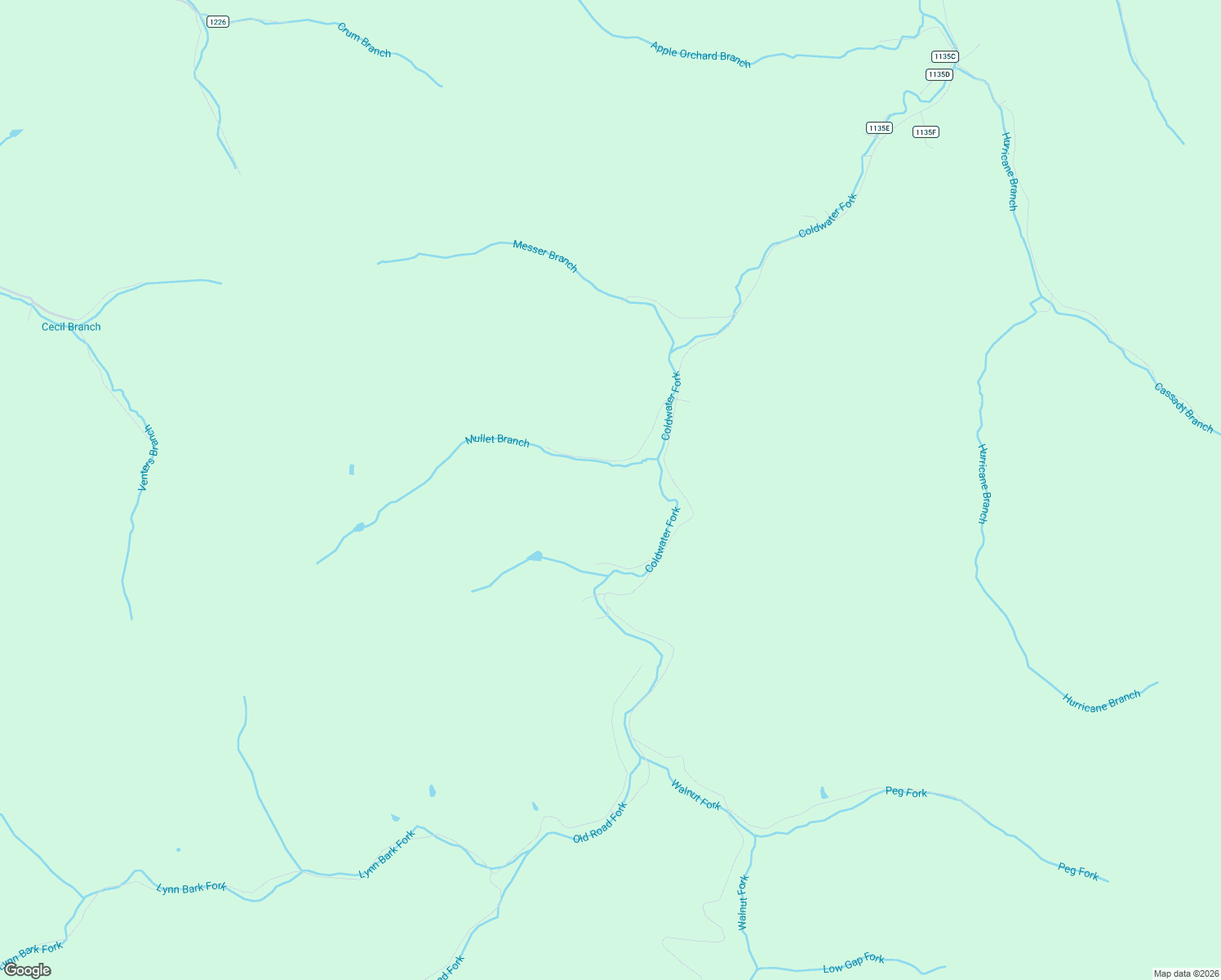 map of restaurants, bars, coffee shops, grocery stores, and more near 297 Mullett Branch in Inez