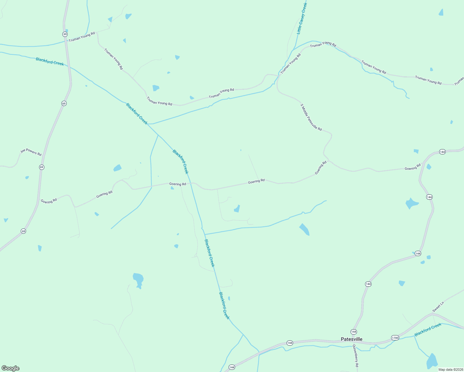map of restaurants, bars, coffee shops, grocery stores, and more near Goering Road in Hawesville
