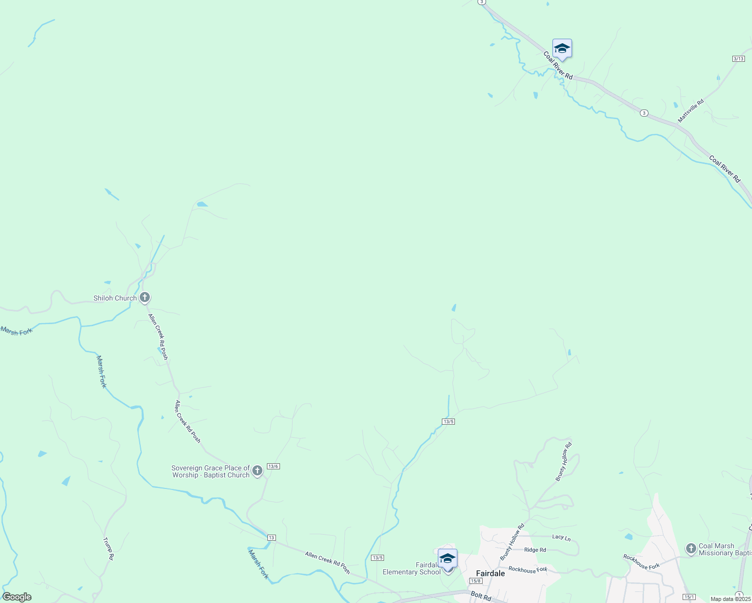 map of restaurants, bars, coffee shops, grocery stores, and more near in Glen Daniel