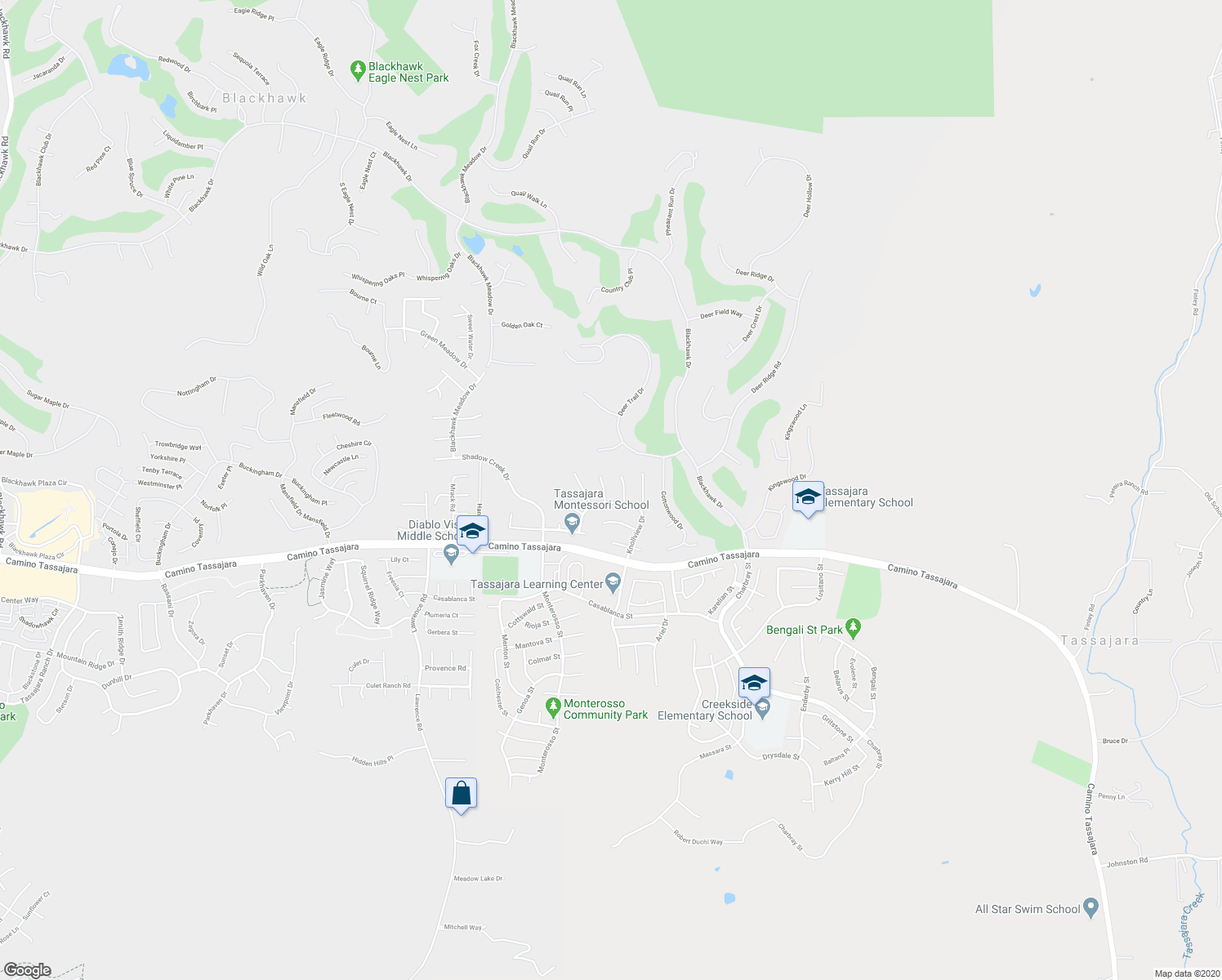 map of restaurants, bars, coffee shops, grocery stores, and more near 313 Deepcreek Court in Danville