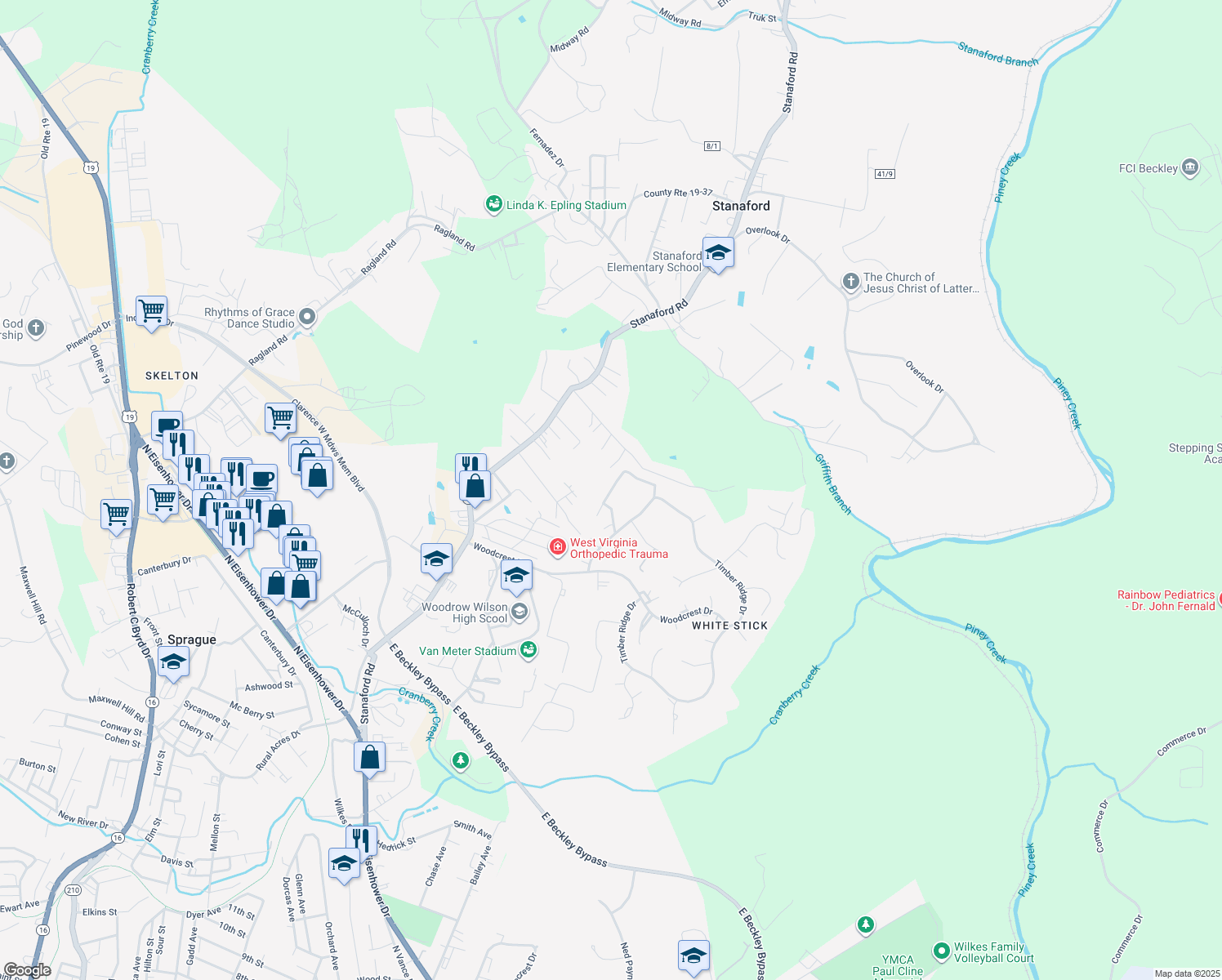 Fox Sparrow Road, Beckley WV Walk Score