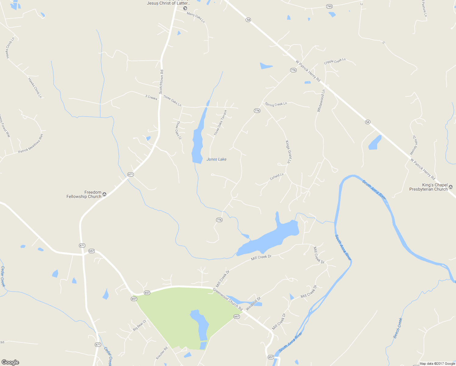 map of restaurants, bars, coffee shops, grocery stores, and more near 14391 King Road in Doswell