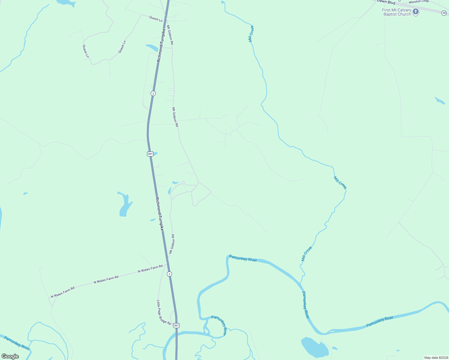 map of restaurants, bars, coffee shops, grocery stores, and more near 33229 Mount Gideon Road in Hanover