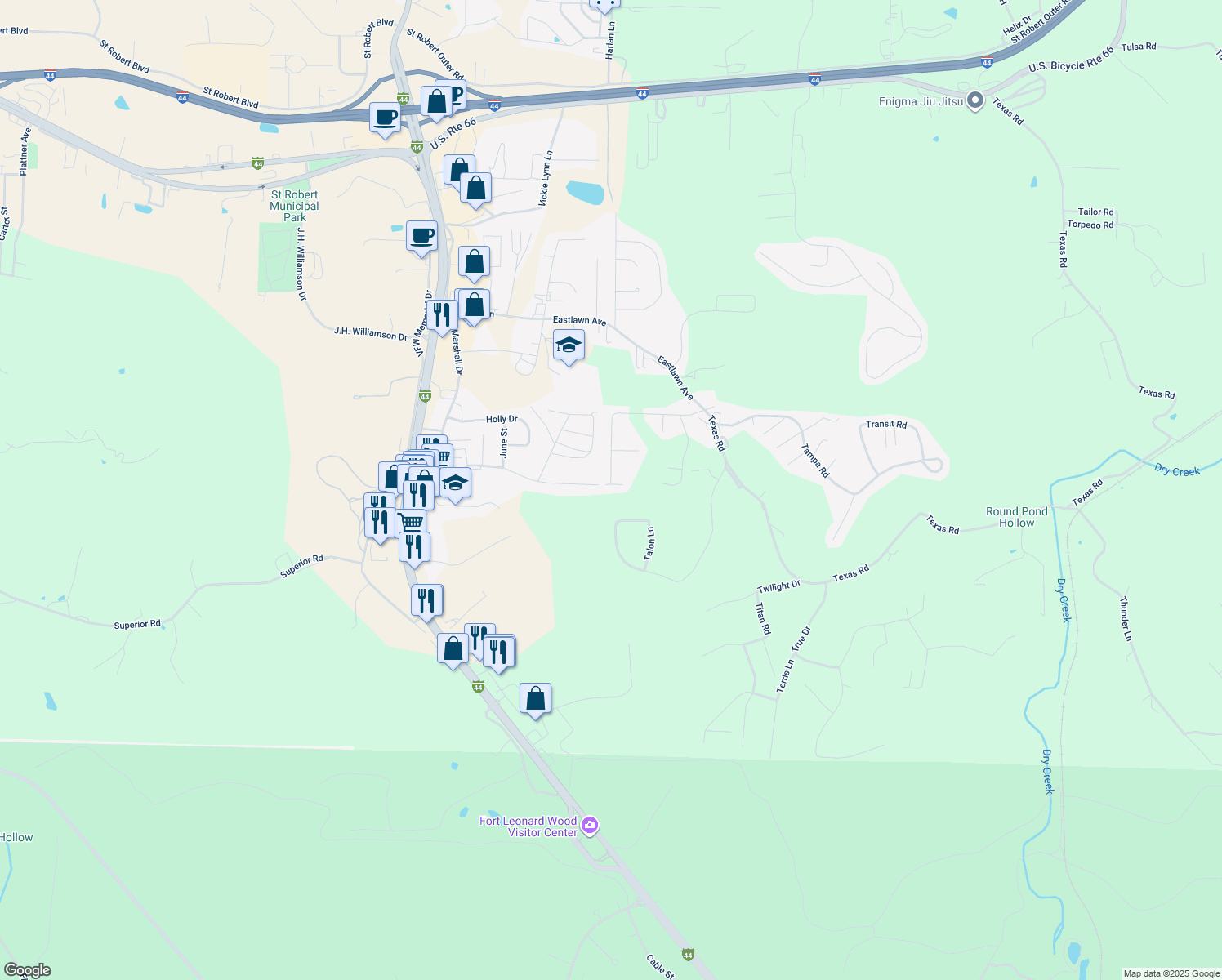 15984 Tracker Lane, Saint Robert MO Walk Score