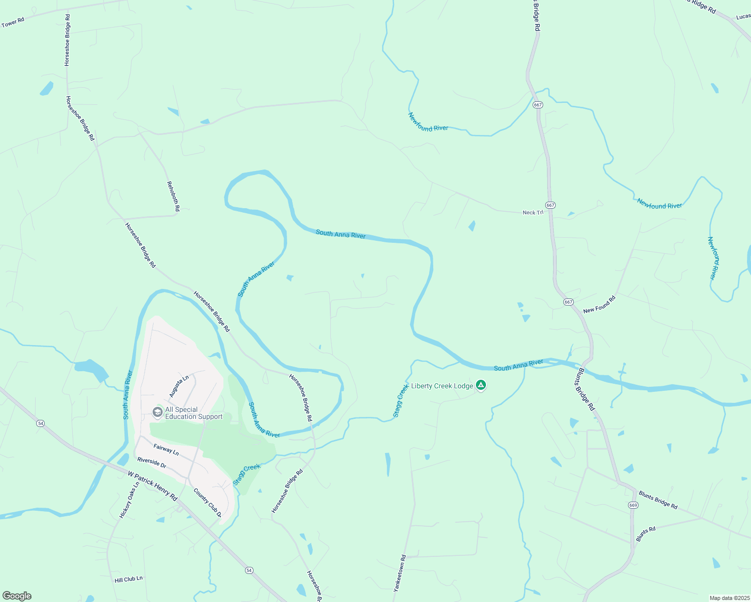 map of restaurants, bars, coffee shops, grocery stores, and more near 14464 Horseshoe Ford Road in Ashland