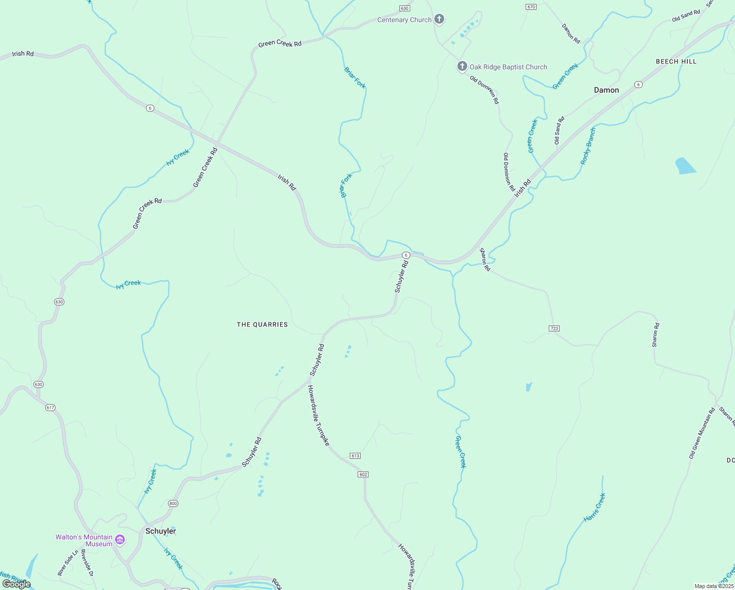map of restaurants, bars, coffee shops, grocery stores, and more near 8374 Schuyler Road in Schuyler