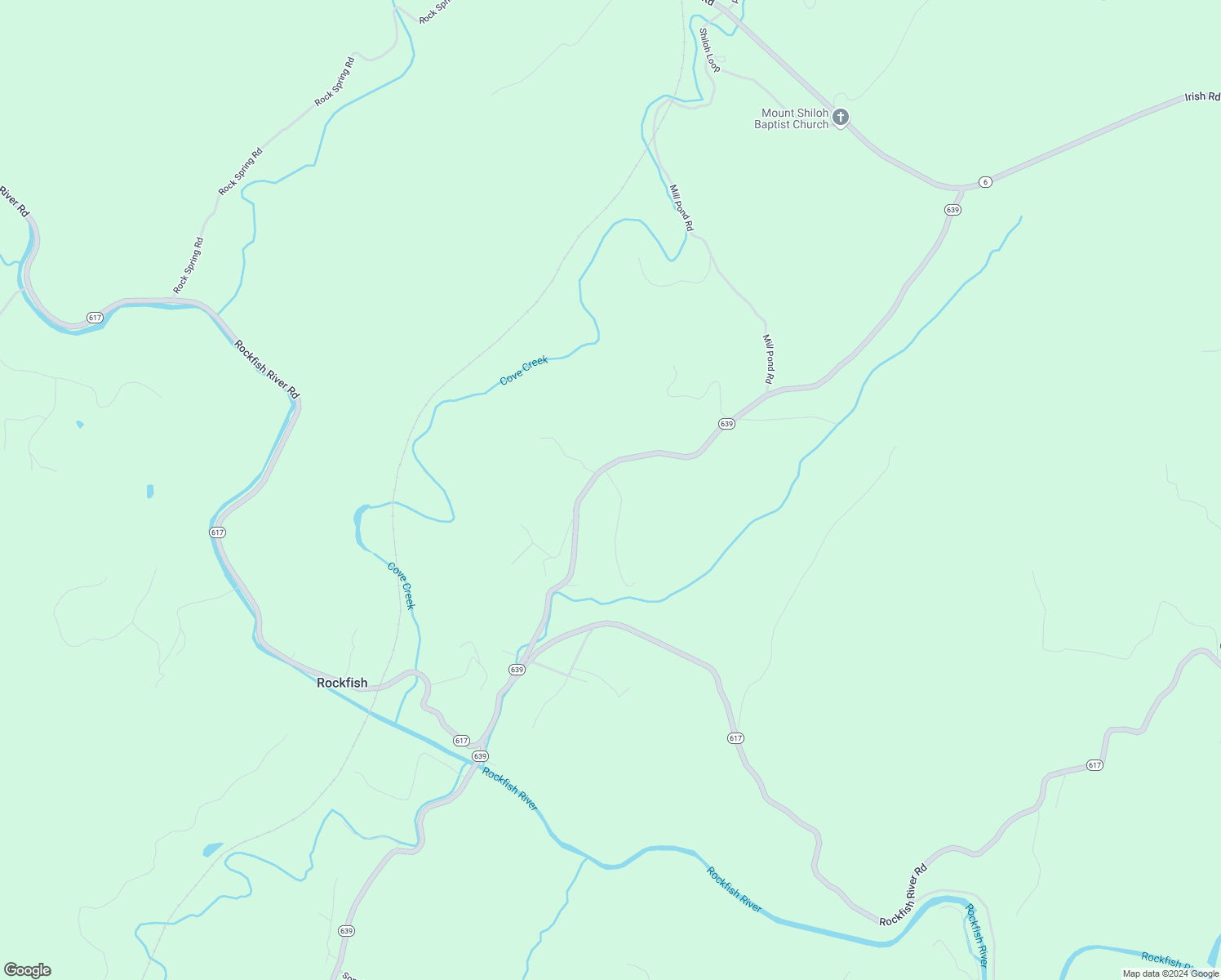 map of restaurants, bars, coffee shops, grocery stores, and more near 60 Pine Ridge Road in Faber
